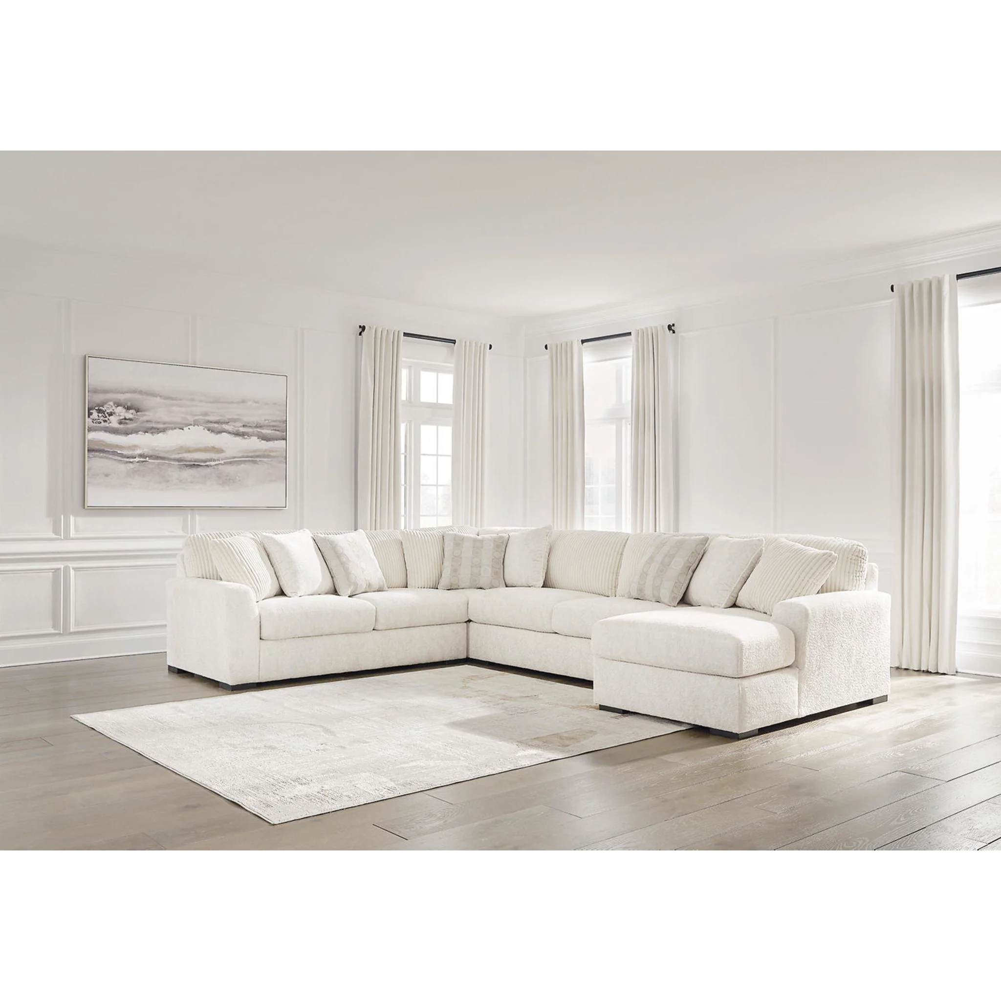 Chessington 4 Piece Sectional with Chaise - Image 4
