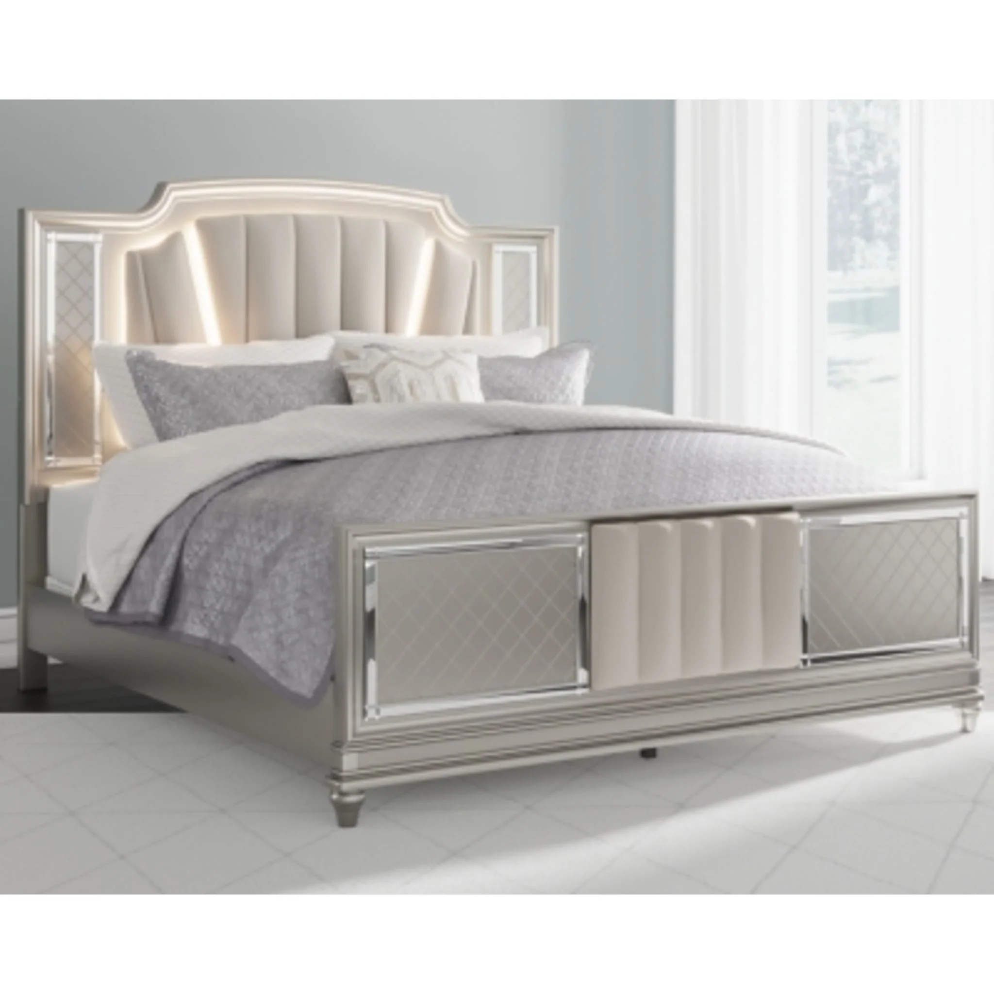Chevanna 3 Piece King Upholstered Bed - Image 12
