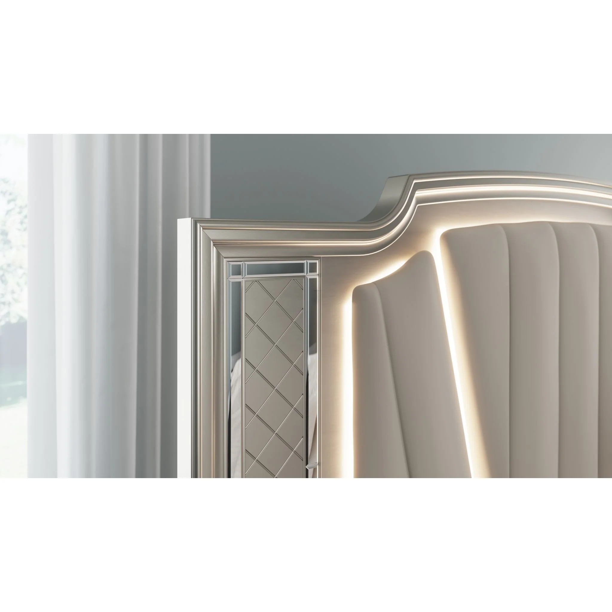 Chevanna 3 Piece King Upholstered Bed - Image 9