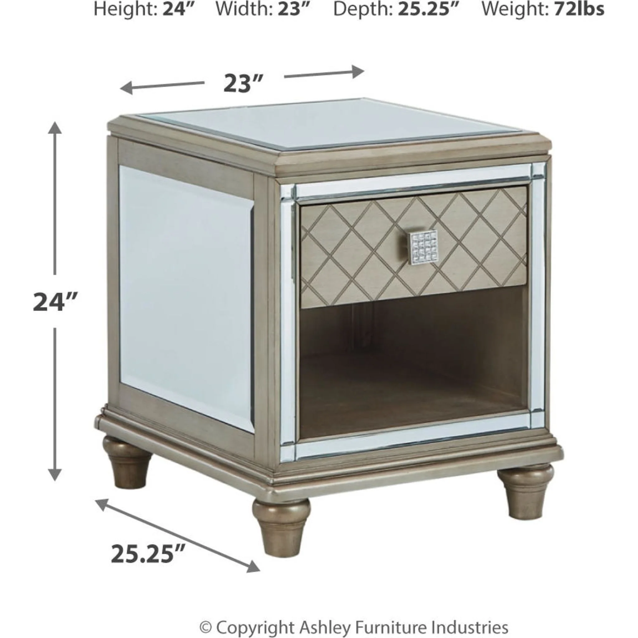 Chevanna Rectangle End Table - Image 3