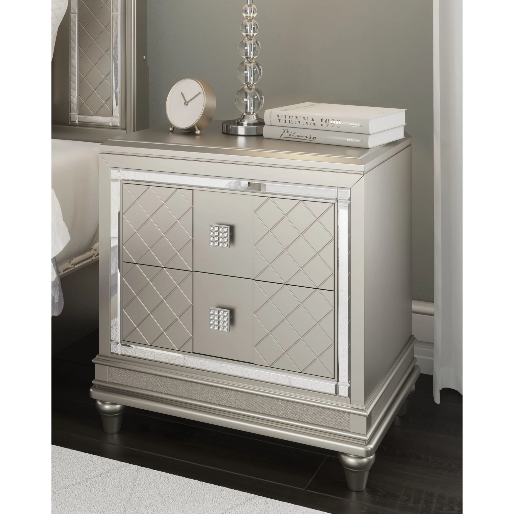 Chevanna Two Drawer Nightstand - Image 2