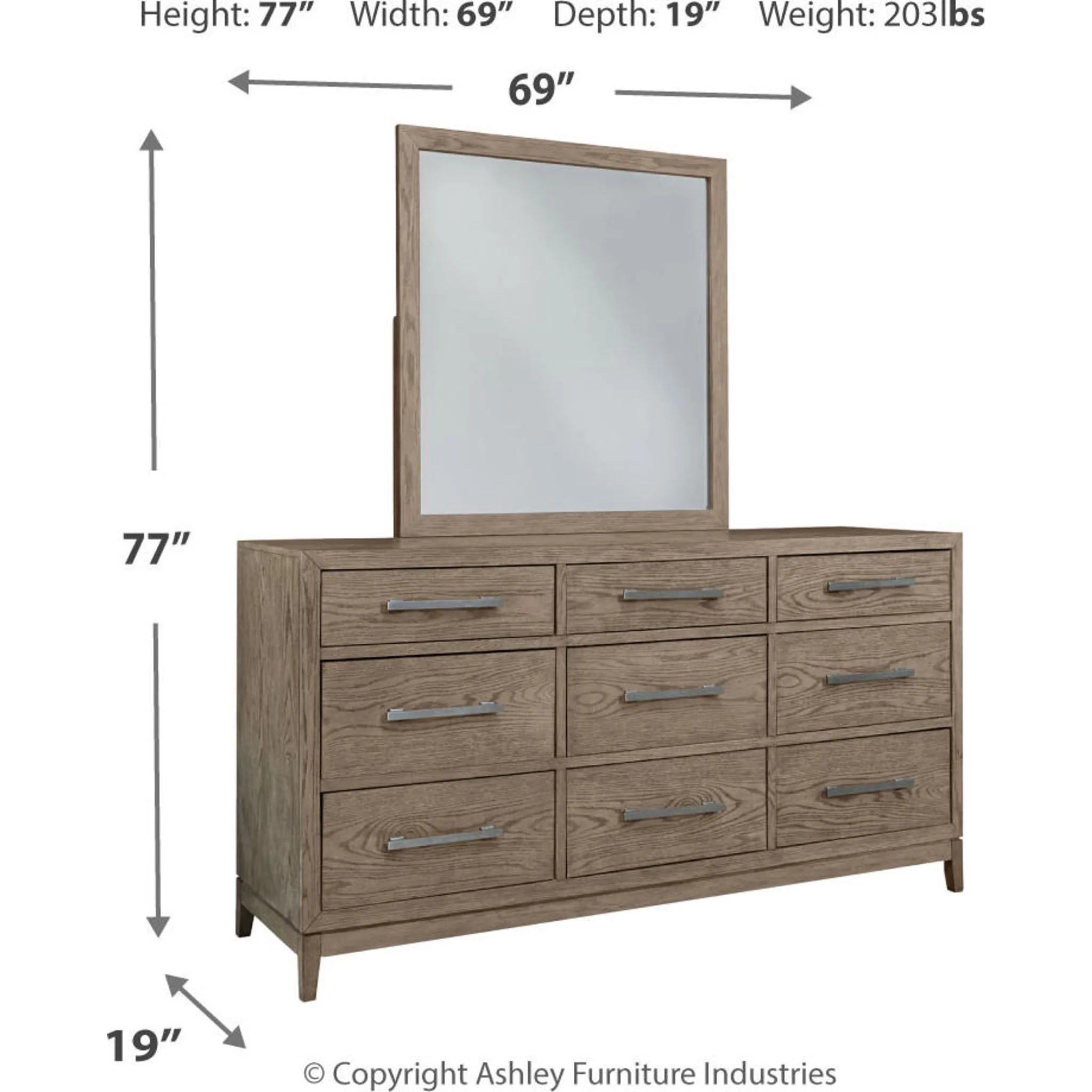 Chrestner 5 Piece Panel Bedroom - Image 14