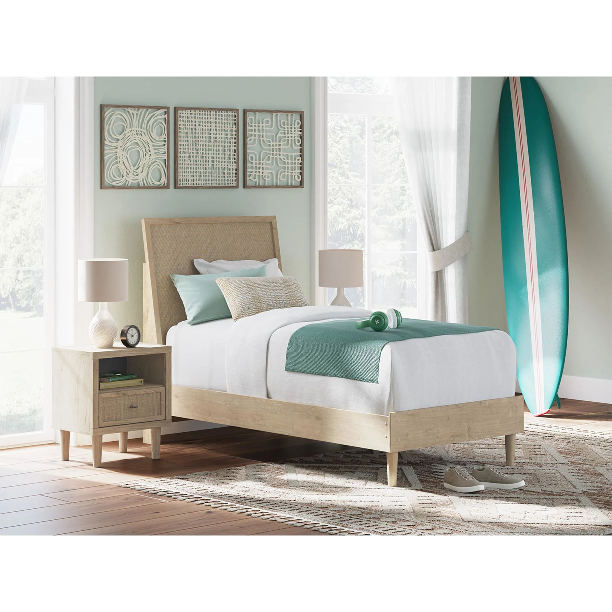 Cielden Twin Panel Bed - Image 2