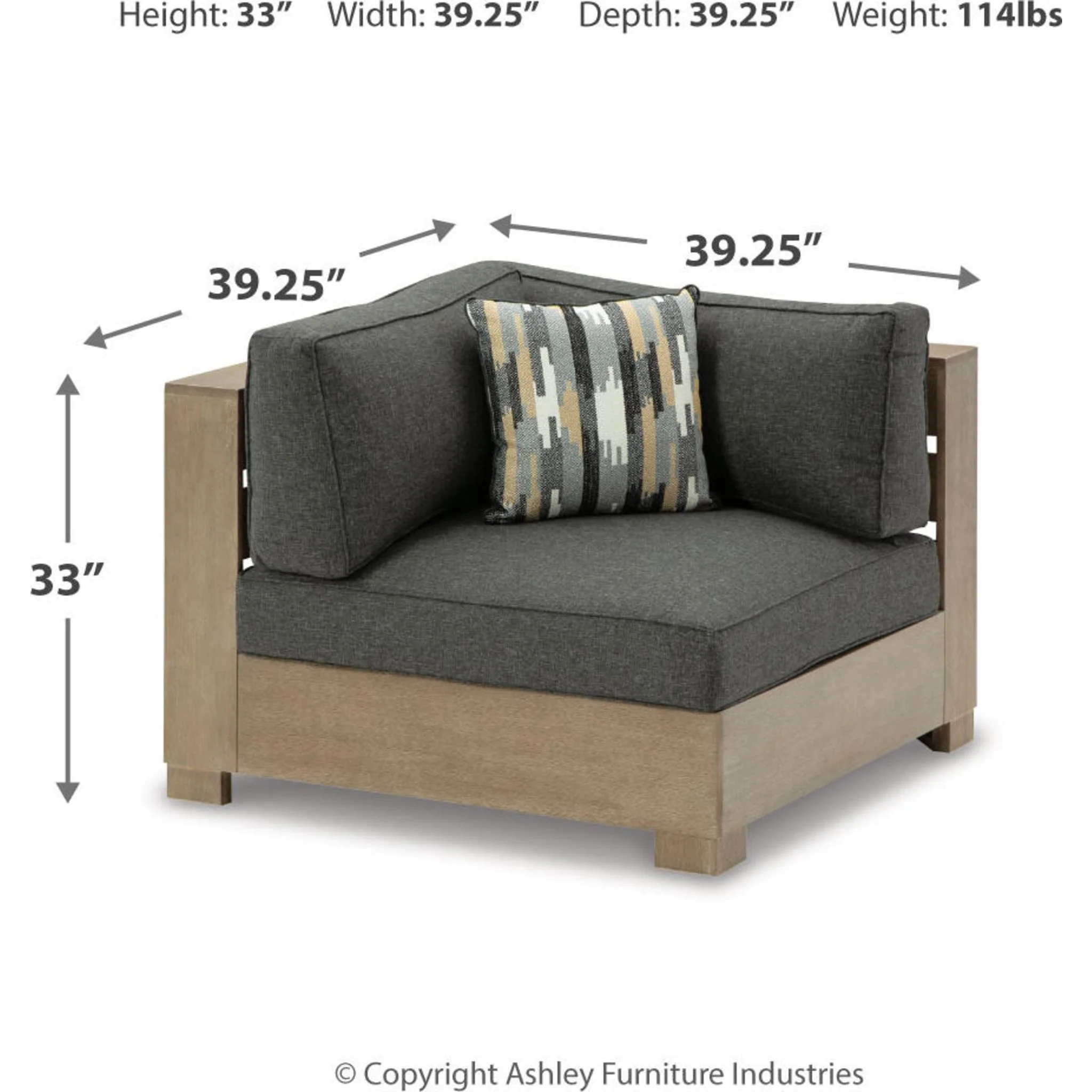 Citrine Park 4 Piece Outdoor Modular Seating - Image 6