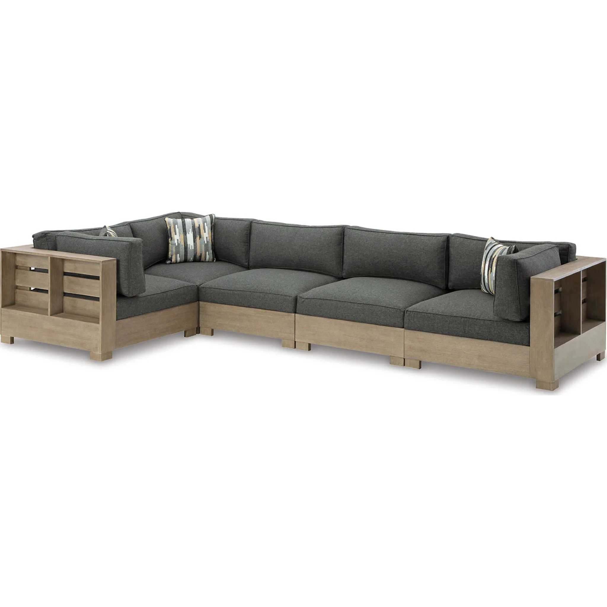 Citrine Park 5 Piece Outdoor Modular Seating - Image 11