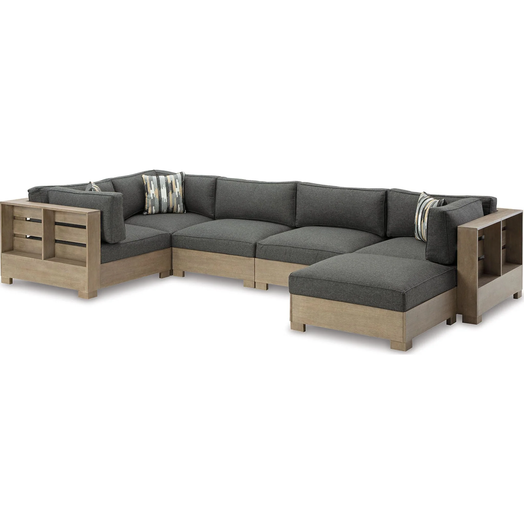 Citrine Park 6 Piece Outdoor Modular Seating - Image 15