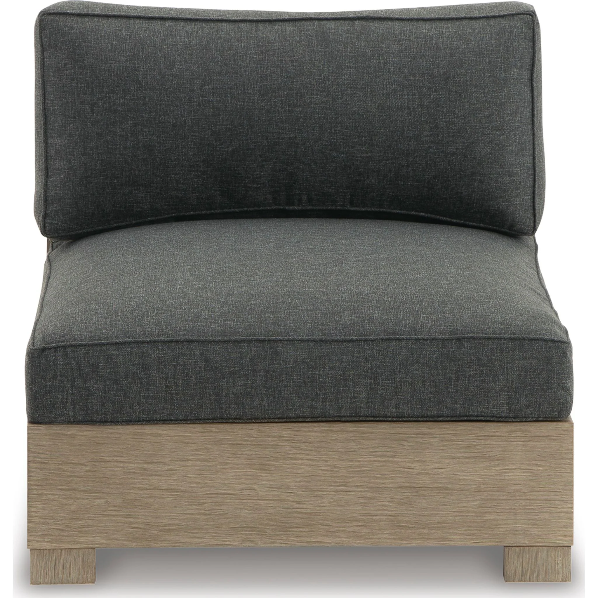 Citrine Park Outdoor Modular Armless Chair with Cushion - Image 3