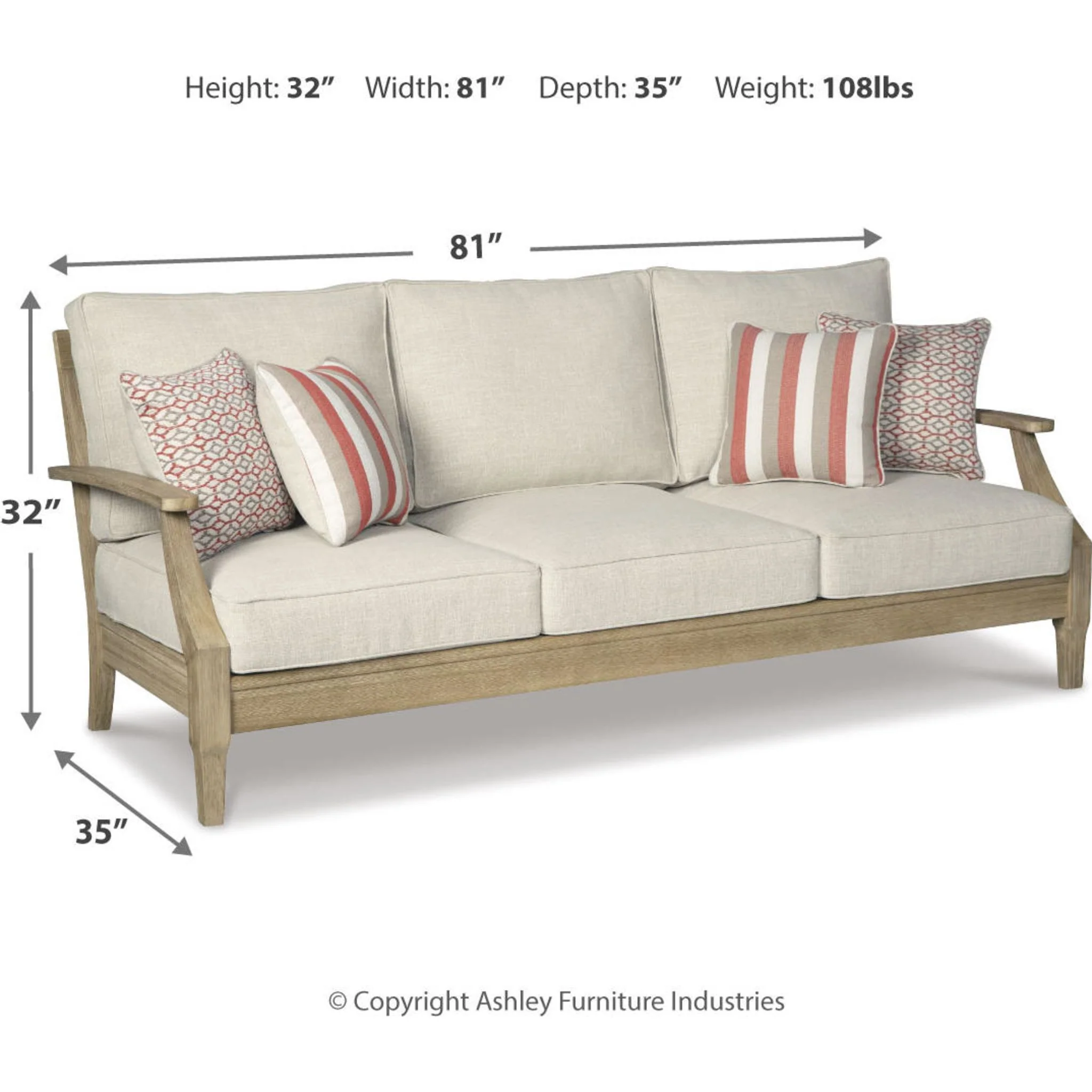 Clare View 3 Piece Outdoor Seating - Image 13