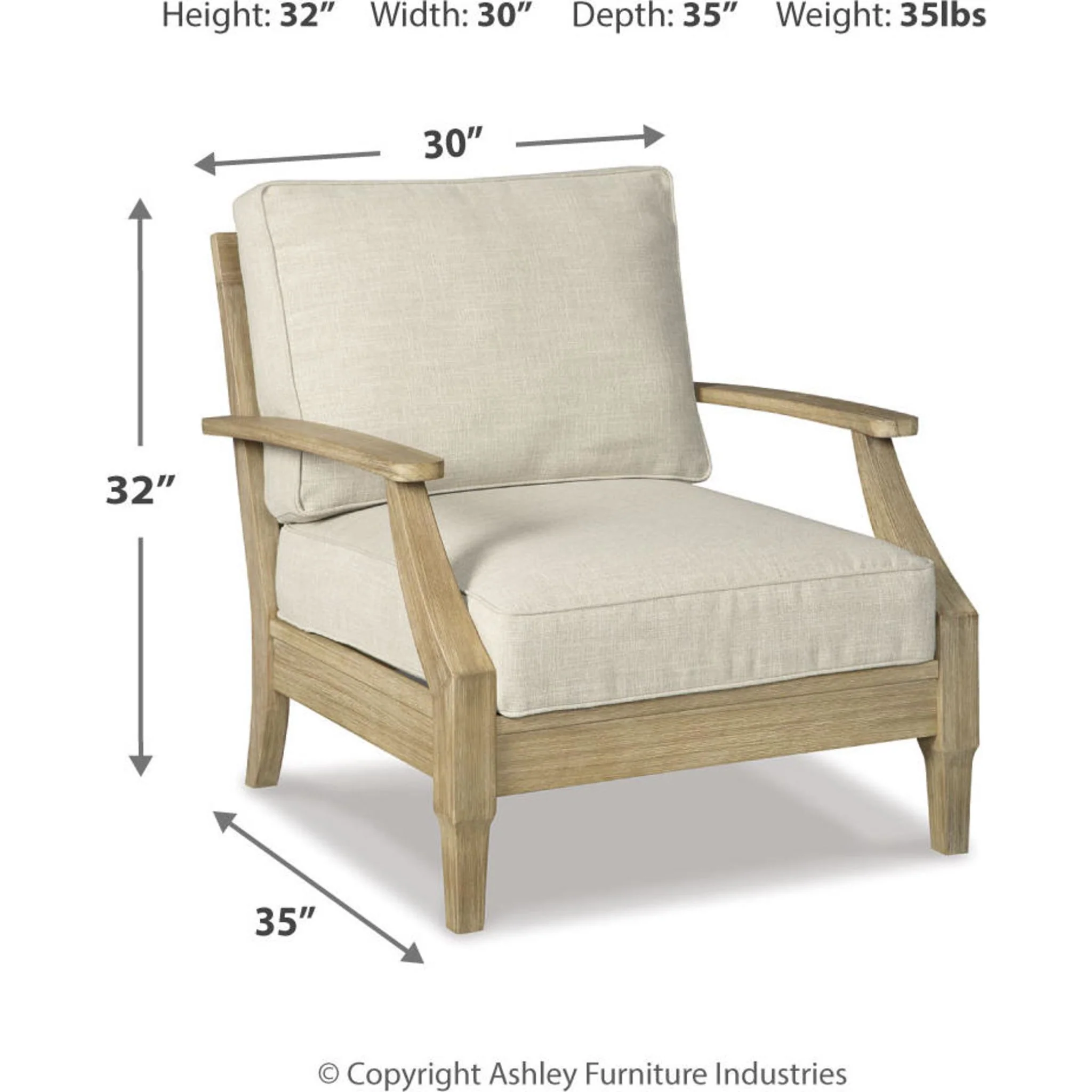 Clare View 3 Piece Outdoor Seating - Image 8