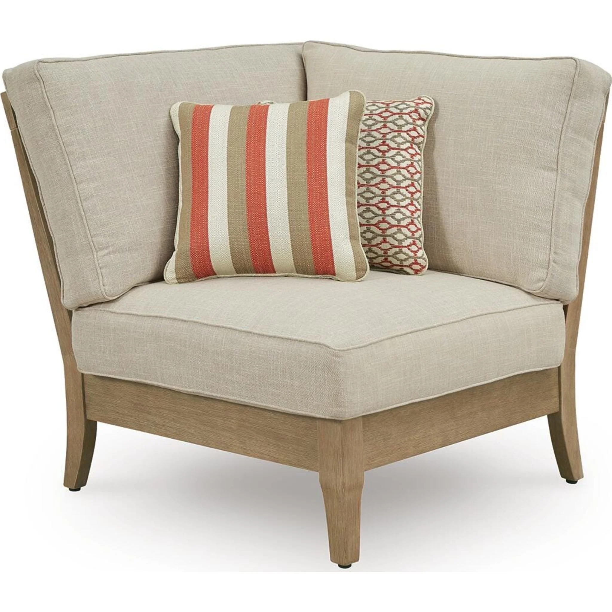 Clare View Outdoor Modular Corner Chair with Cushion - Image 4