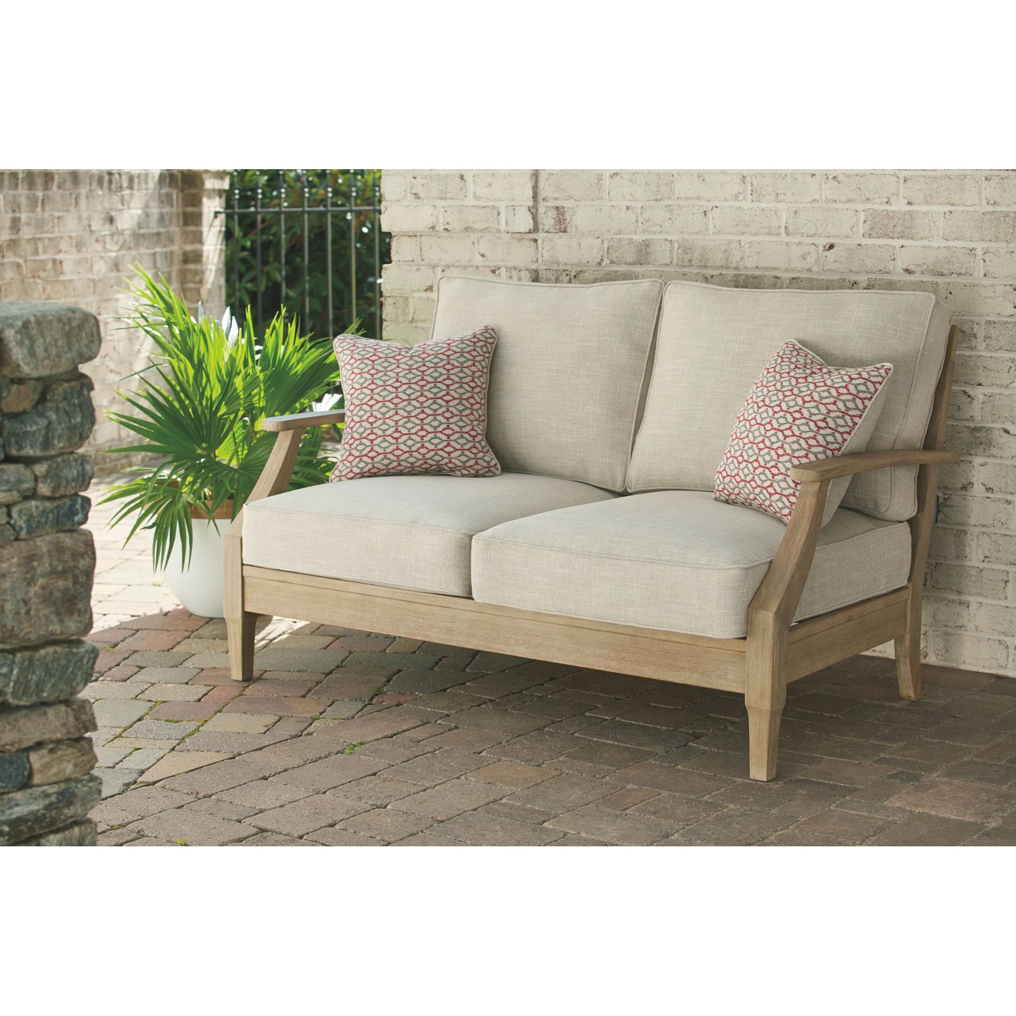 Clare View Outdoor Loveseat with Cushion - Image 2