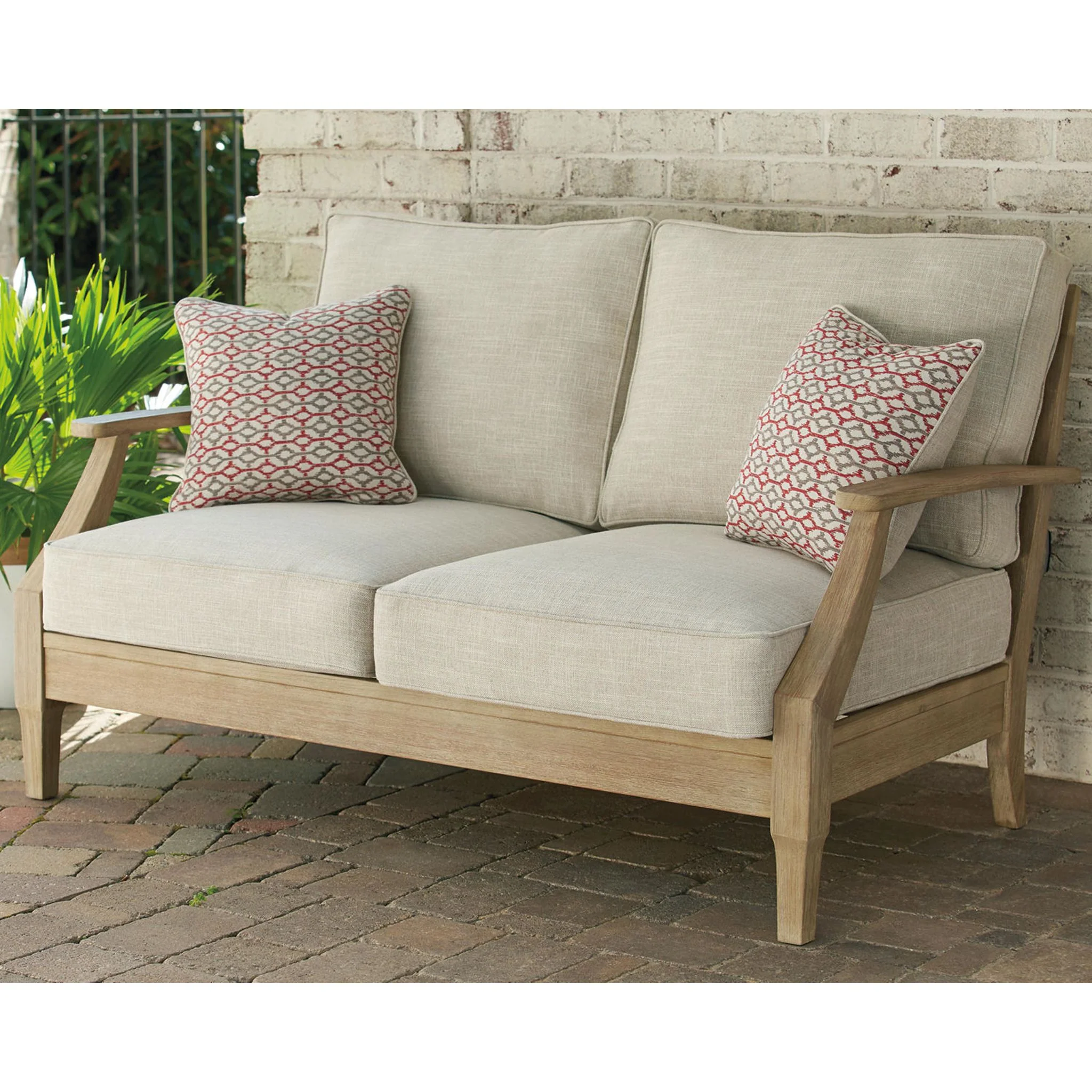 Clare View Outdoor Loveseat with Cushion - Image 8