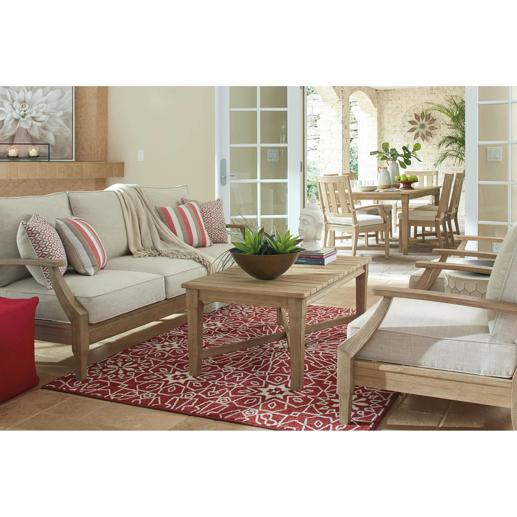 Clare View Outdoor Sofa with Cushion - Image 16