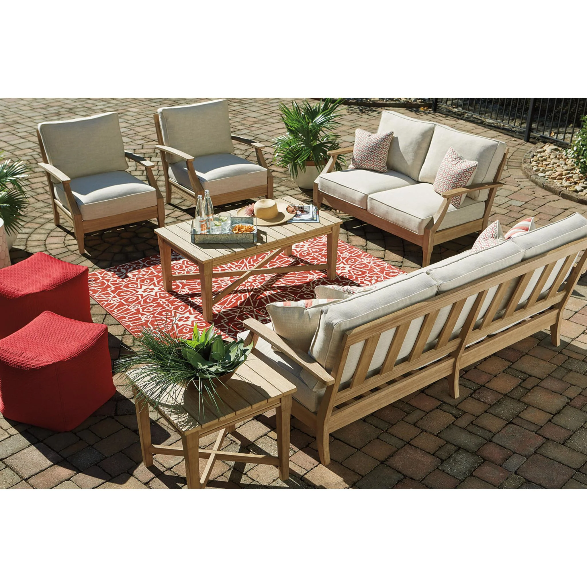 Clare View Outdoor Sofa with Cushion - Image 17