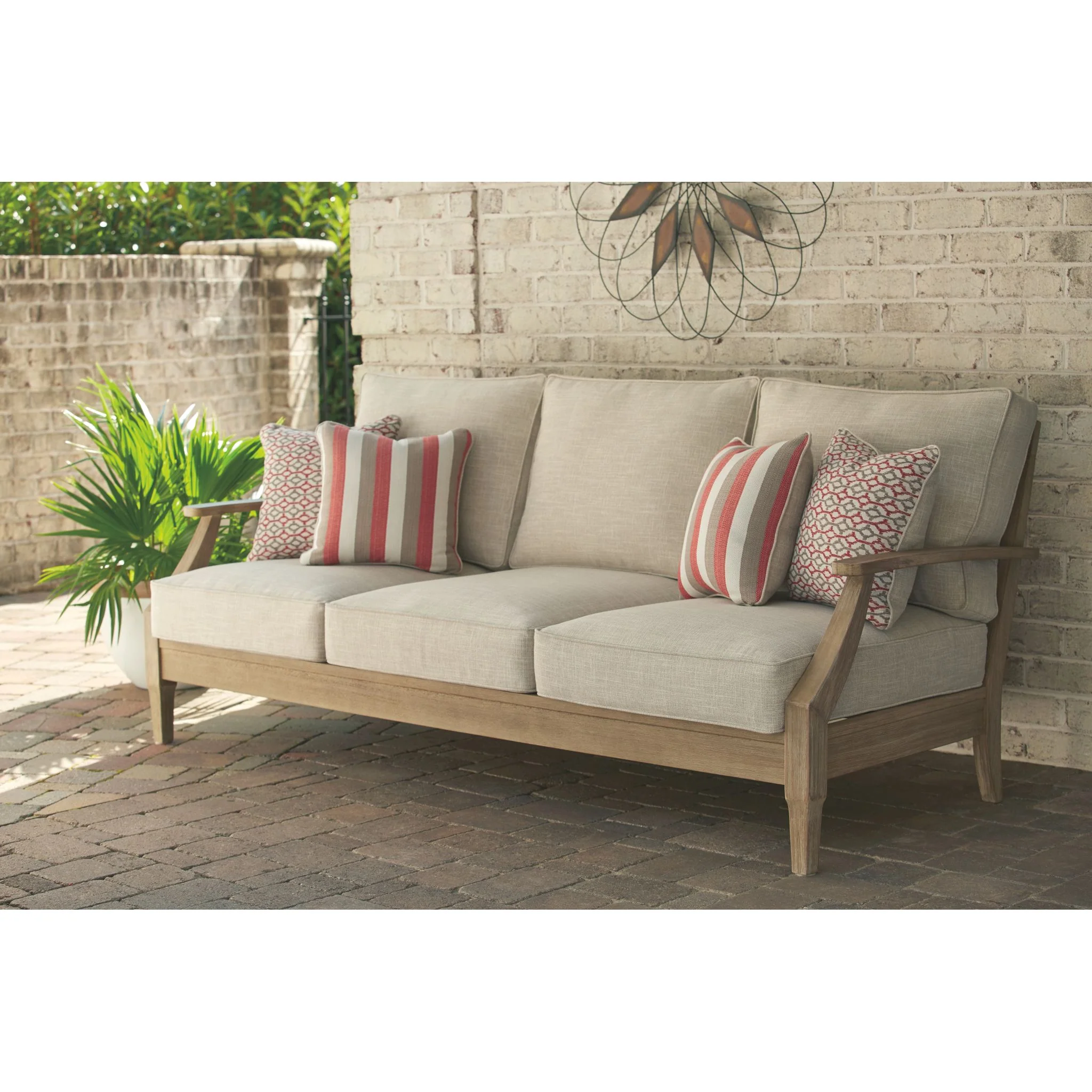 Clare View Outdoor Sofa with Cushion - Image 2