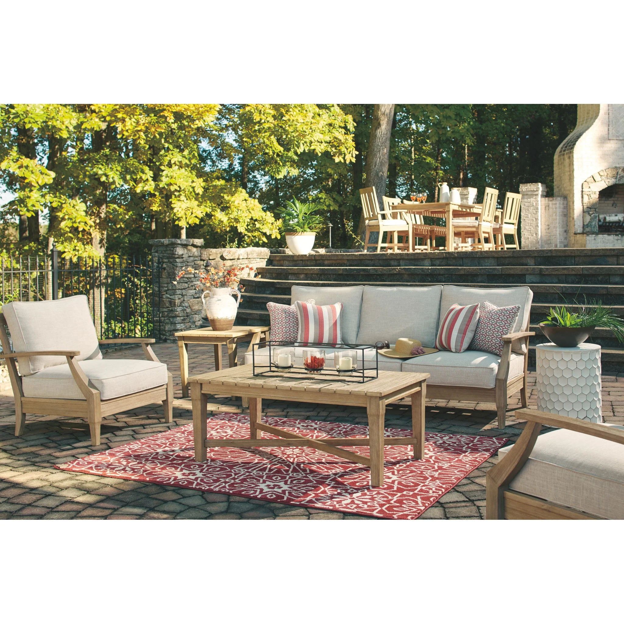 Clare View Outdoor Sofa with Cushion - Image 3