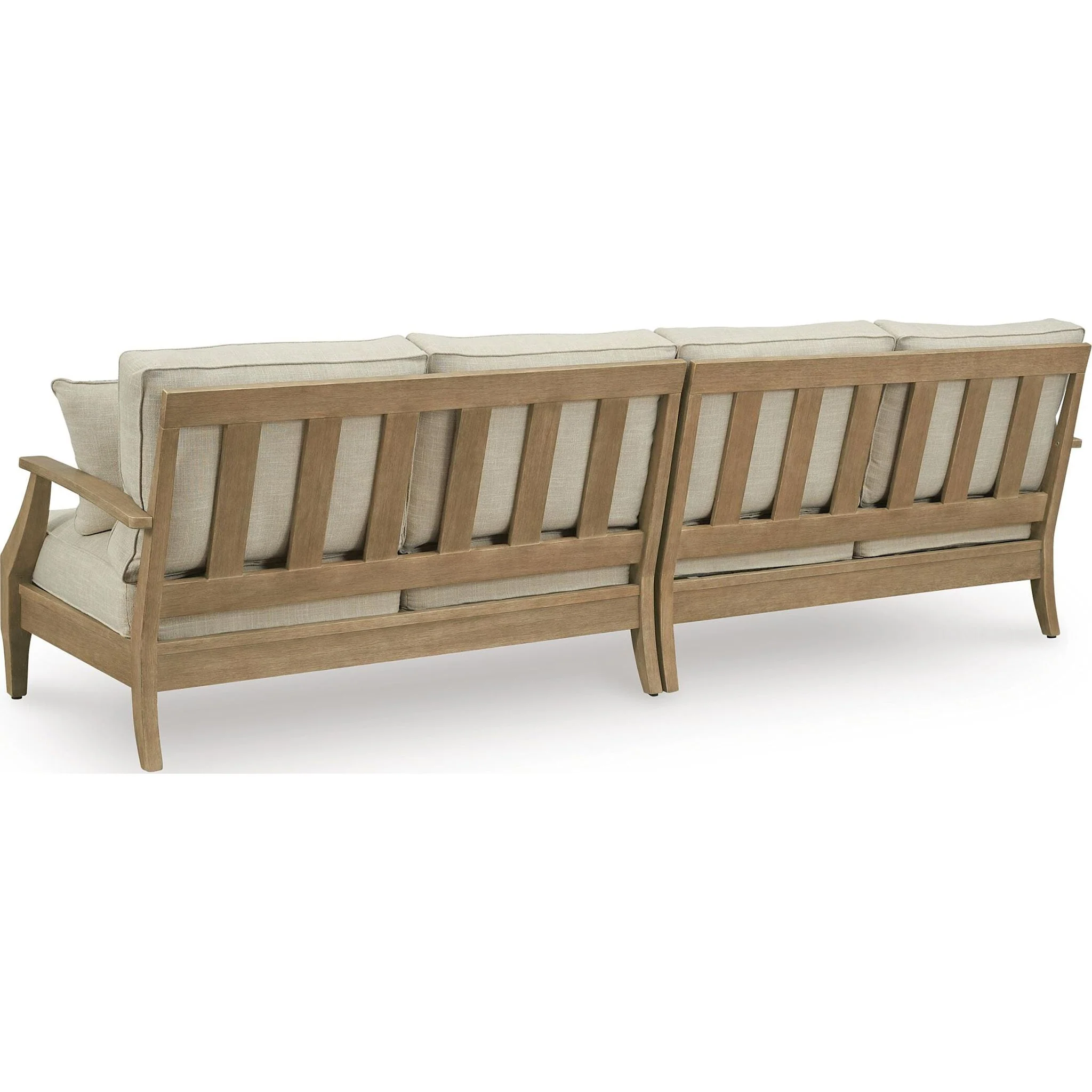 Clare View Outdoor Modular Left and Right Arm Loveseat with Cushion - Image 6