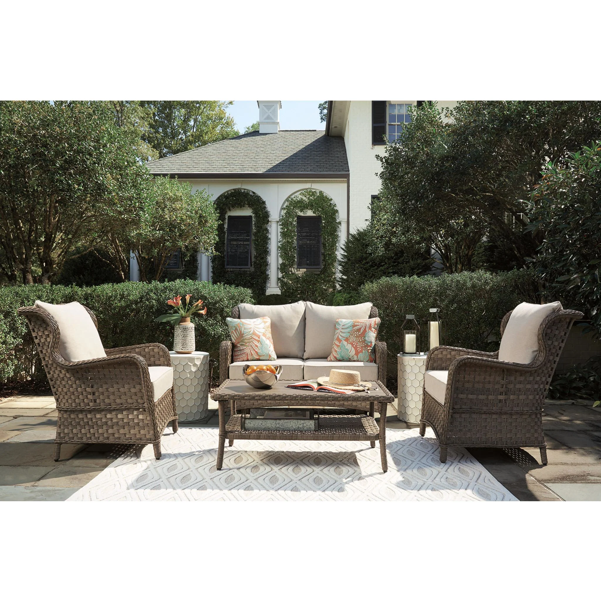 Clear Ridge 4 Piece Outdoor Seating - Image 10