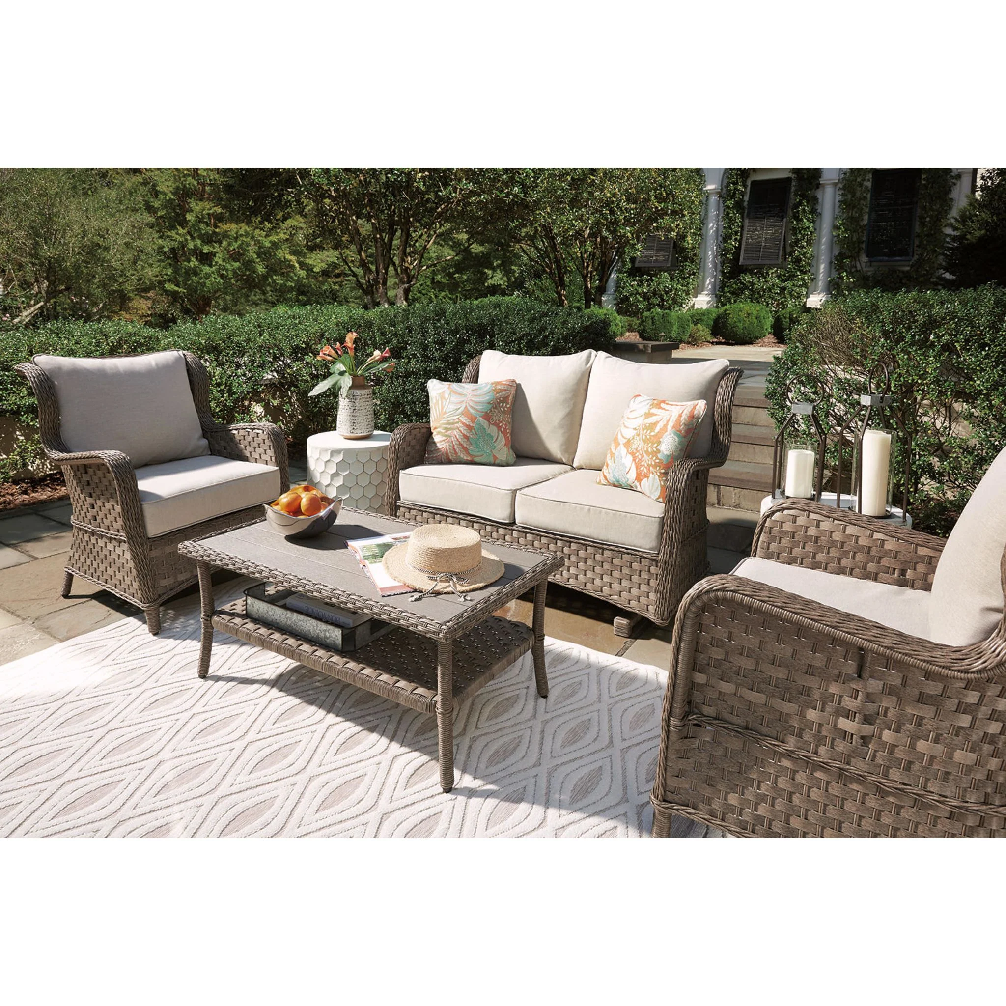 Clear Ridge 4 Piece Outdoor Seating - Image 14