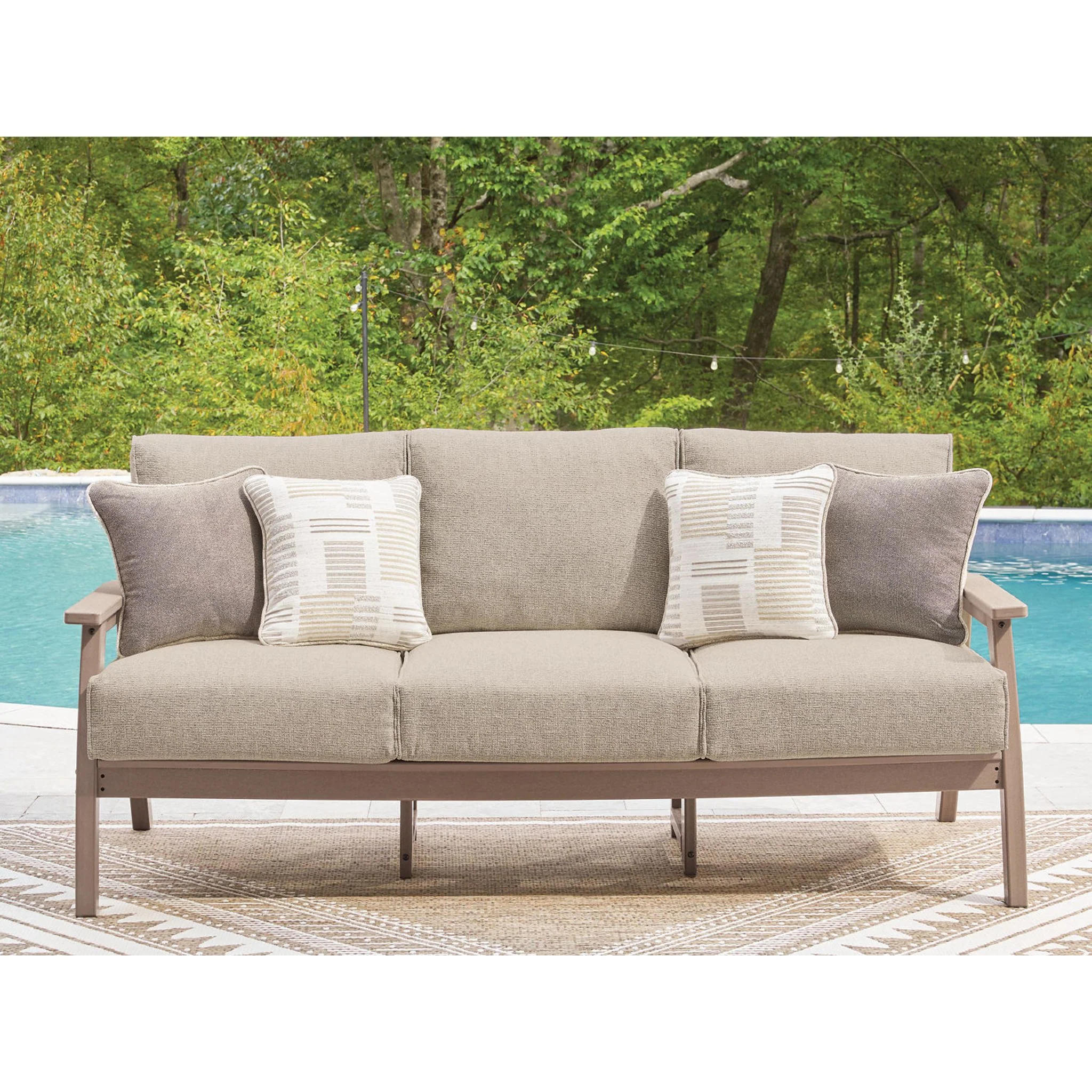 Cliffs Beach Outdoor Sofa with Cushion - Image 2