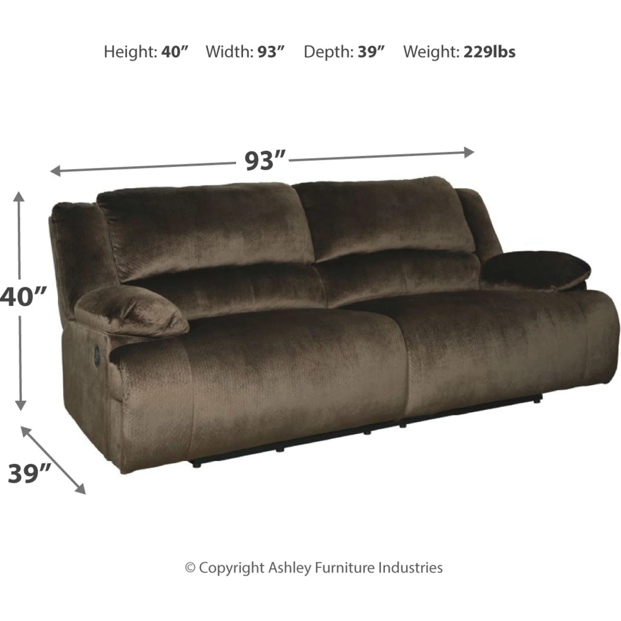 Clonmel Reclining Sofa - Image 3