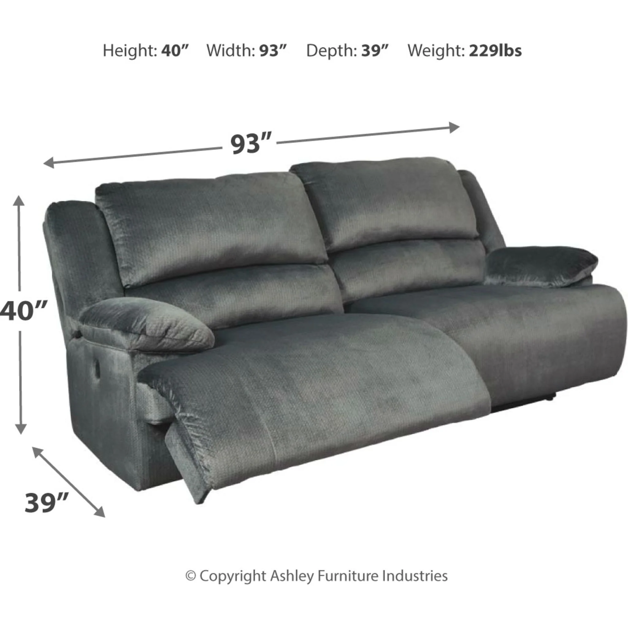 Clonmel Reclining Sofa - Image 4