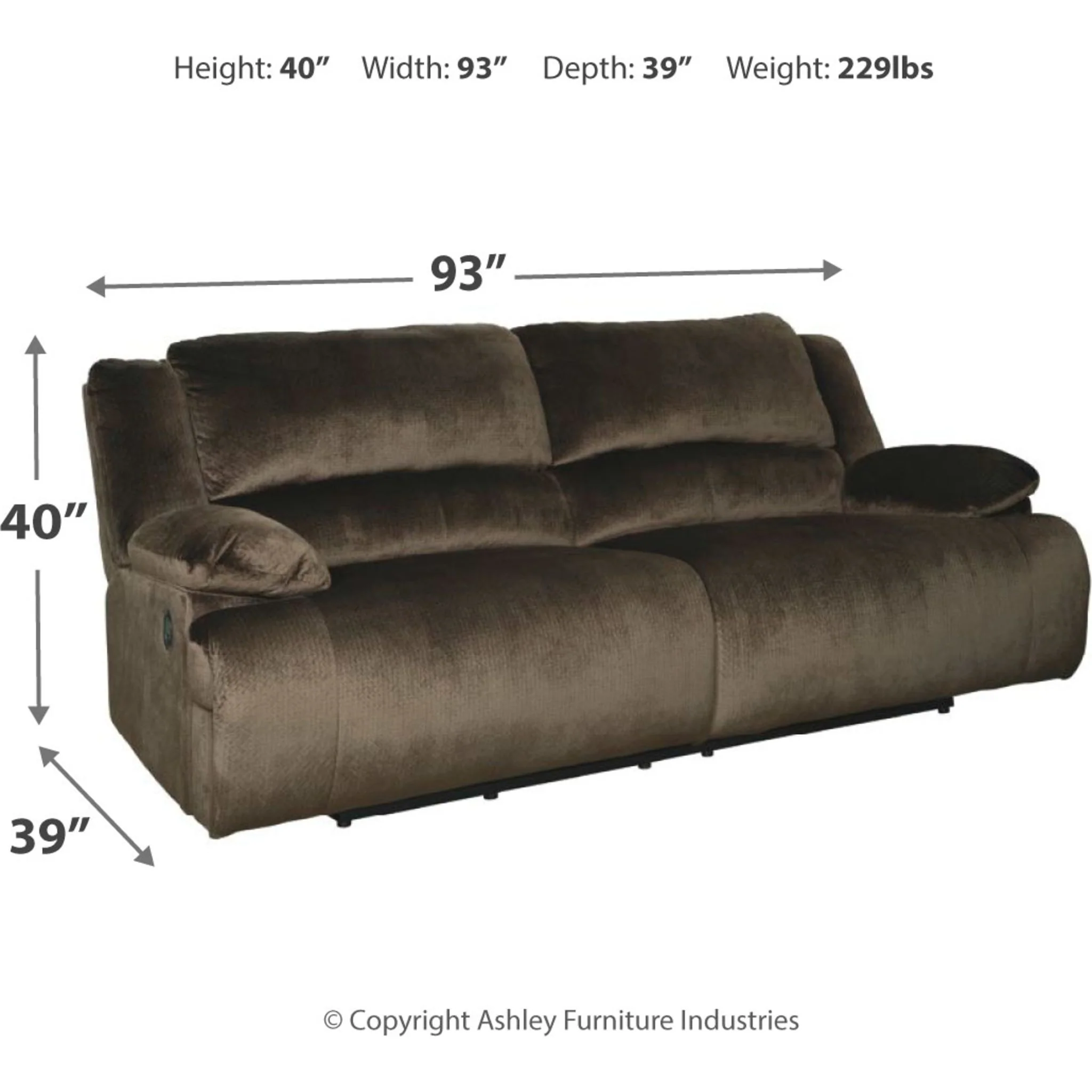 Clonmel Reclining Sofa with Power - Image 2