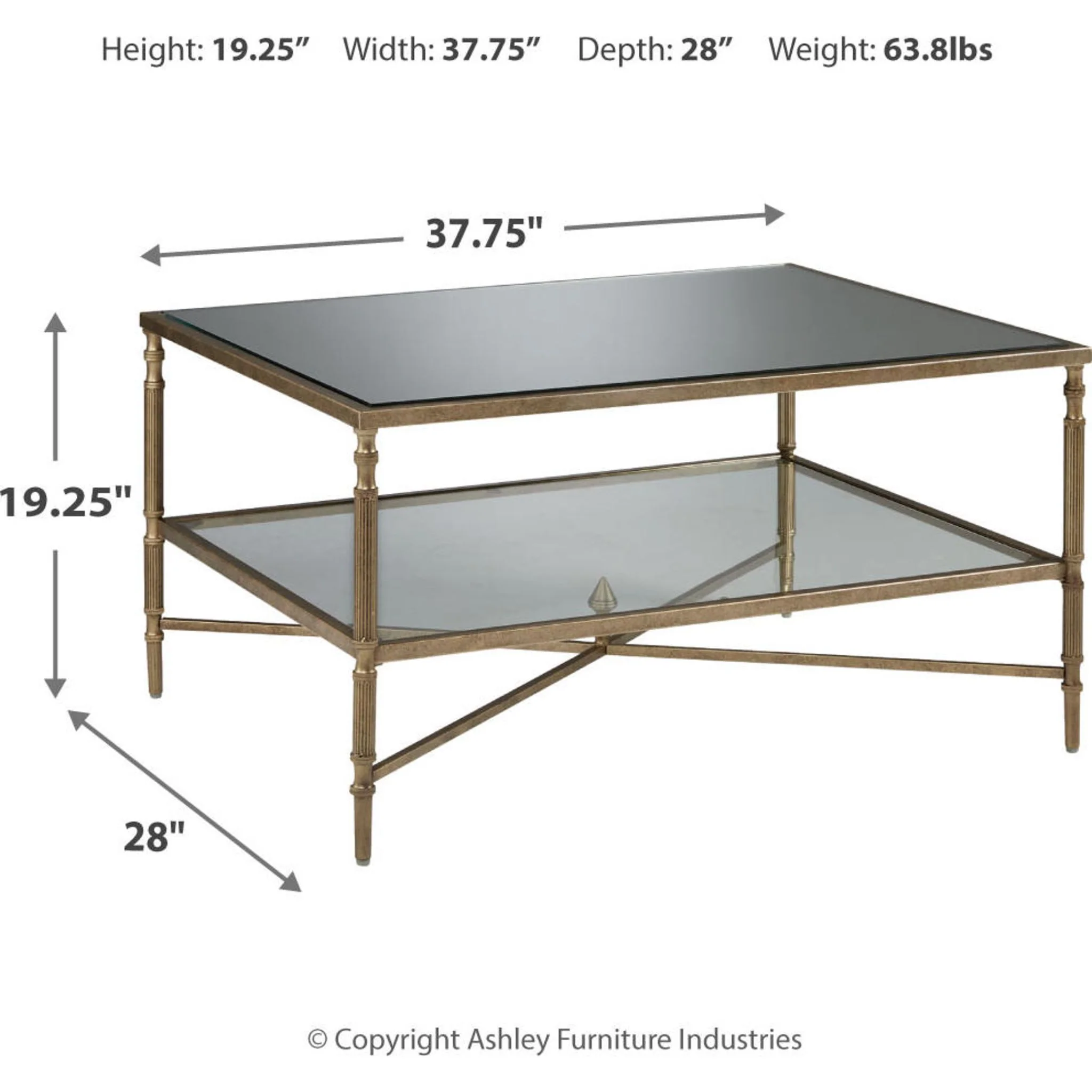 Cloverty Coffee Table - Image 6