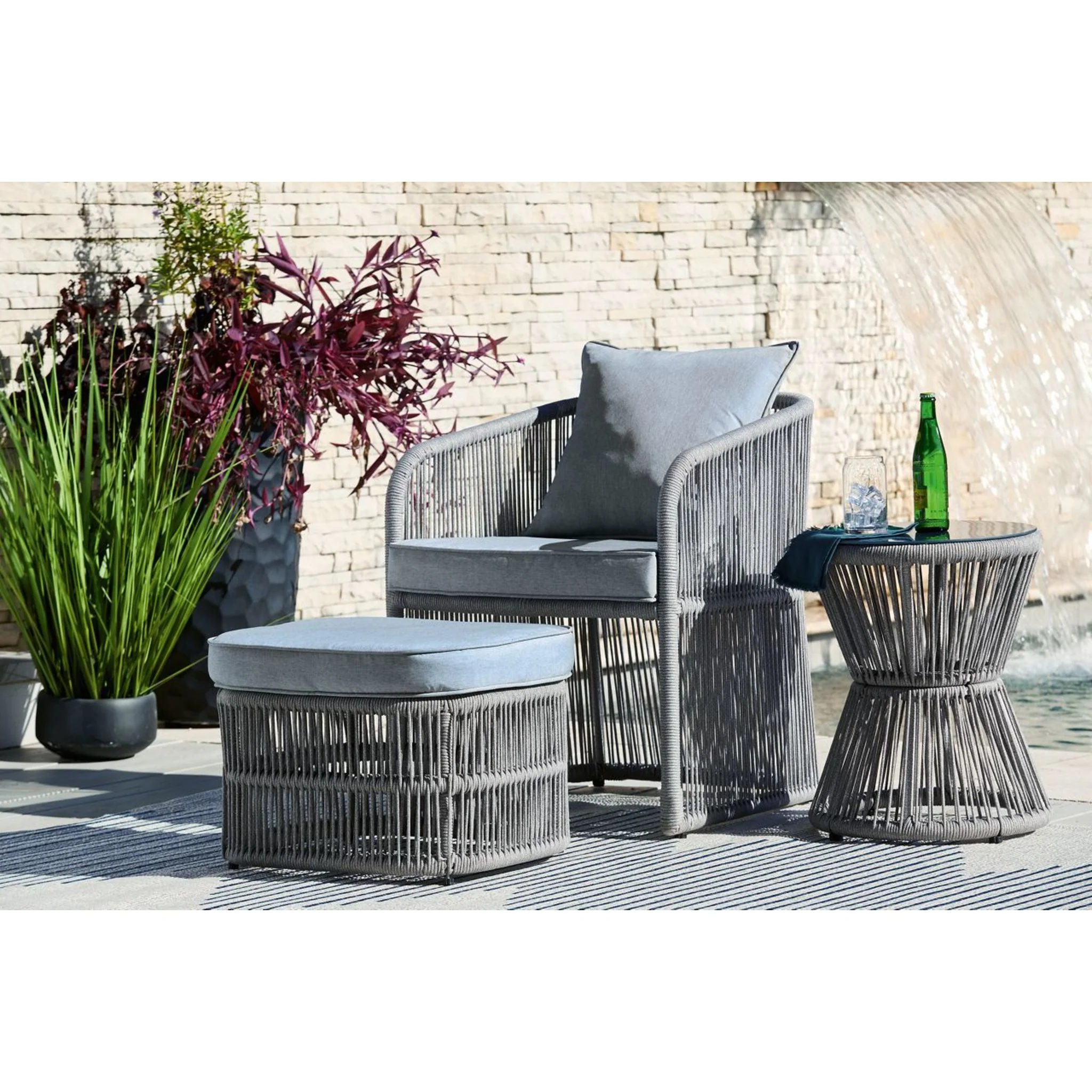 Outdoor Coast Island 3 Piece Outdoor Seating - Image 5