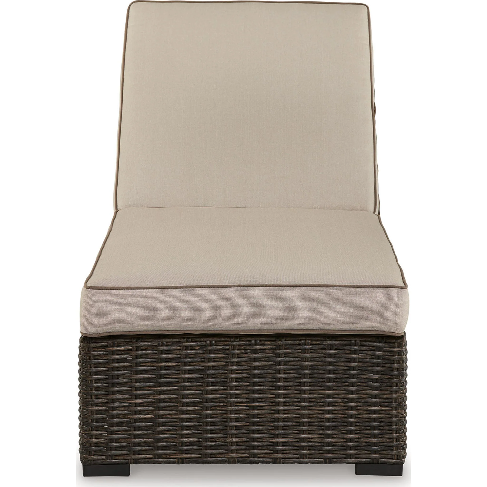 Coastline Bay Outdoor Chaise Lounge with Cushion - Image 5
