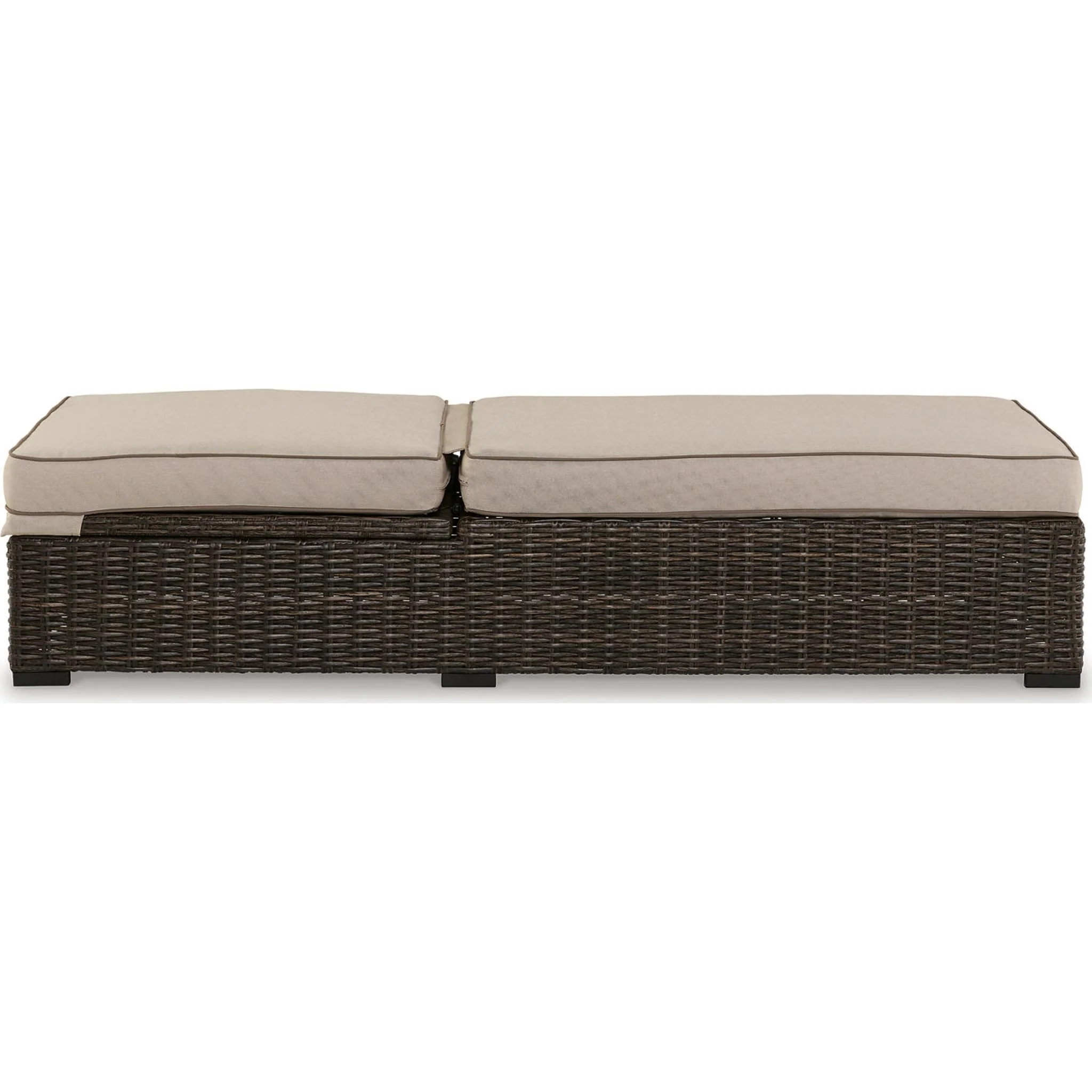 Coastline Bay Outdoor Chaise Lounge with Cushion - Image 7