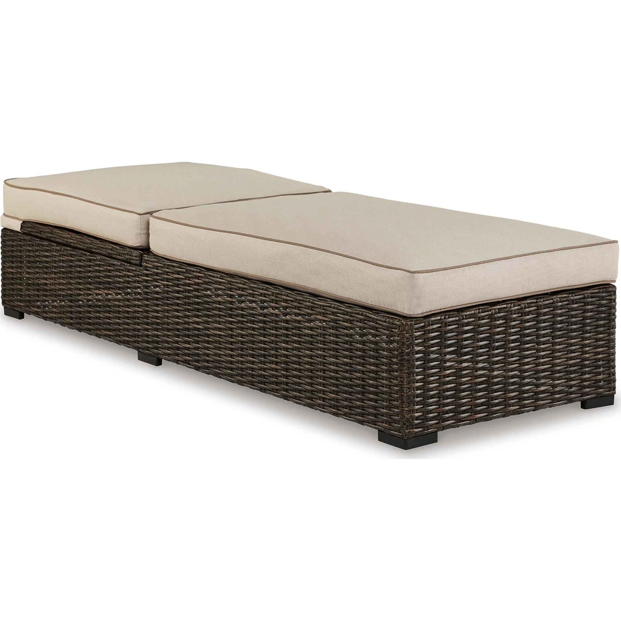 Coastline Bay Outdoor Chaise Lounge with Cushion - Image 9