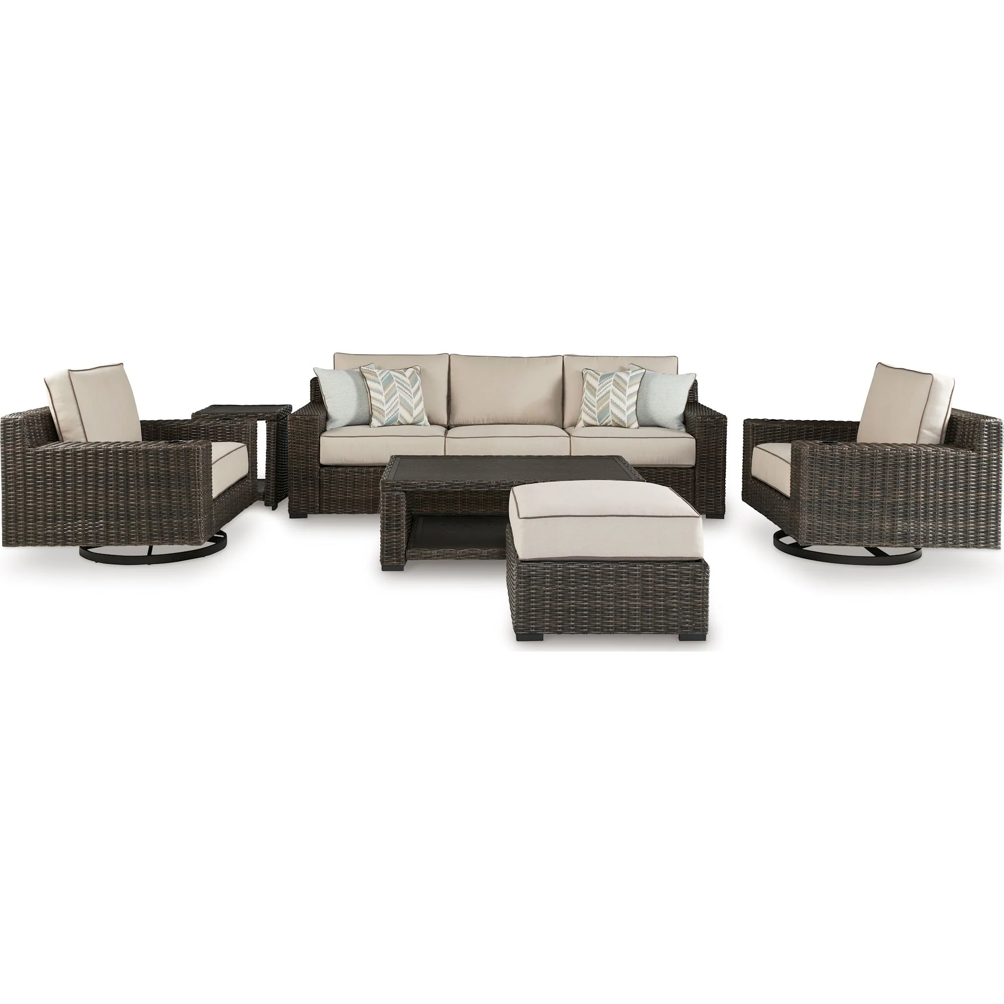 Coastline Bay Outdoor Sofa with Cushion - Image 8