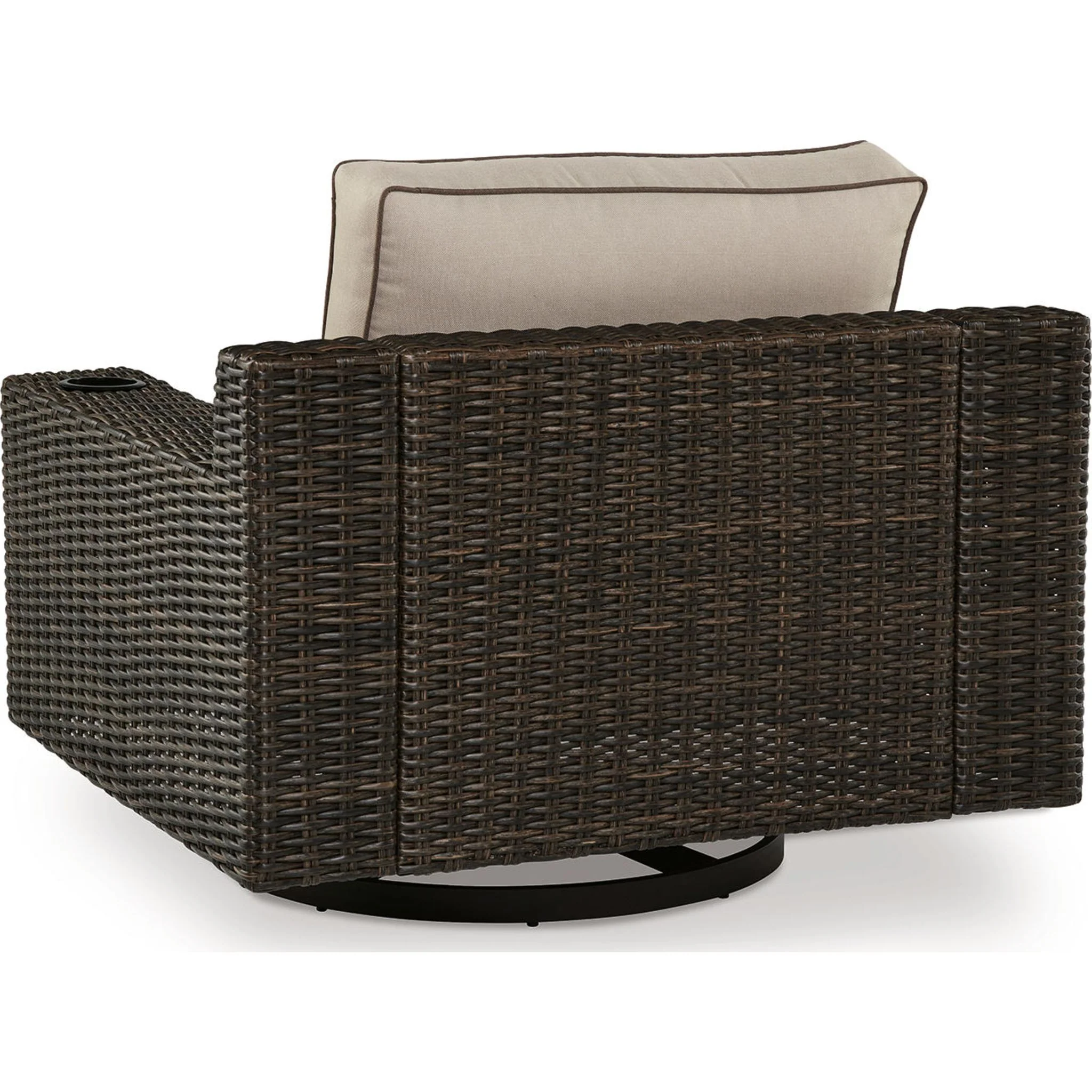 Coastline Bay Outdoor Swivel Lounge Chair with Cushion - Image 37