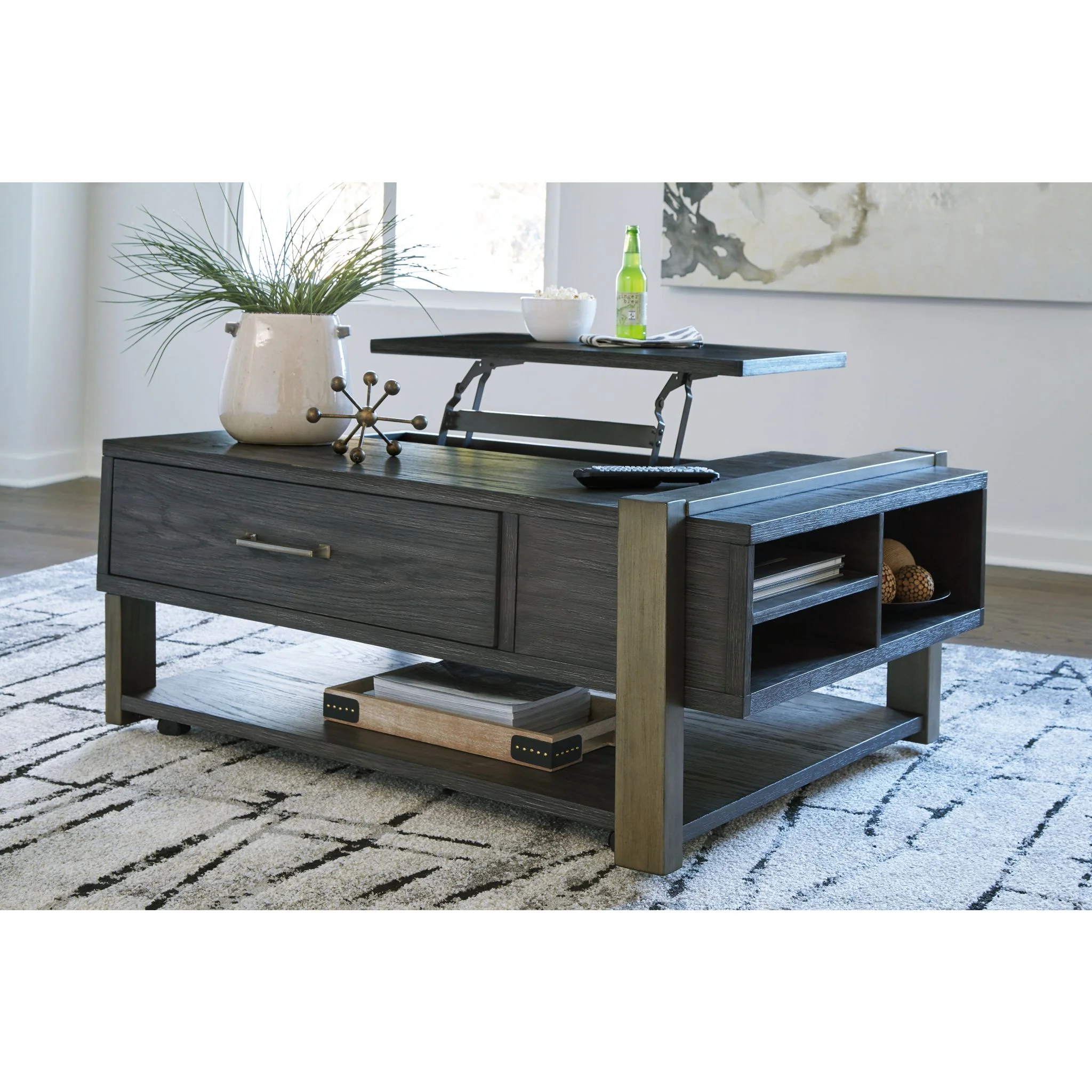 Forleeza Cocktail Table with Lift Top - Image 9