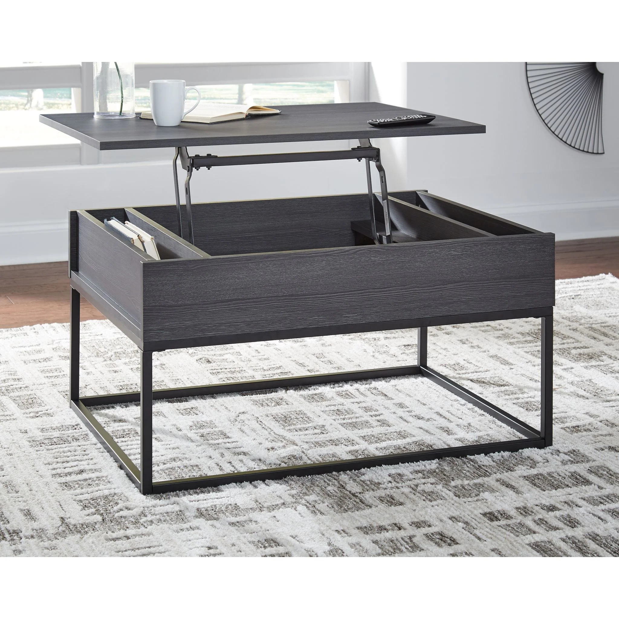 Yarlow Cocktail Table with Lift Top - Image 5