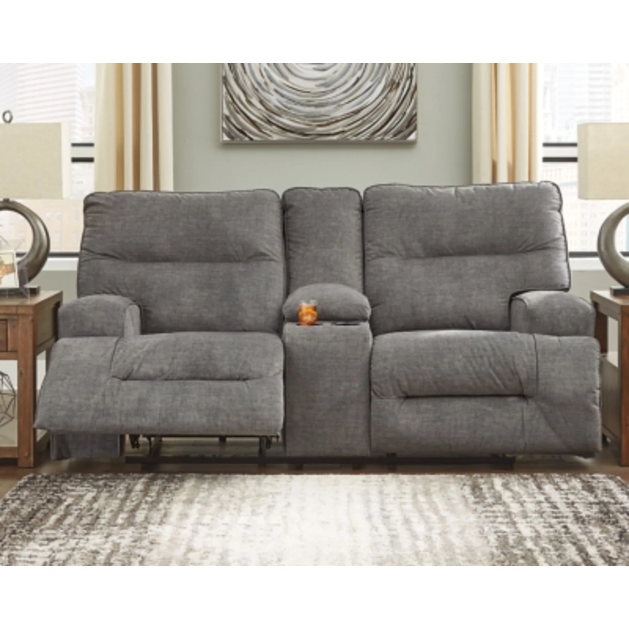 Coombs Reclining Loveseat with Console - Image 2