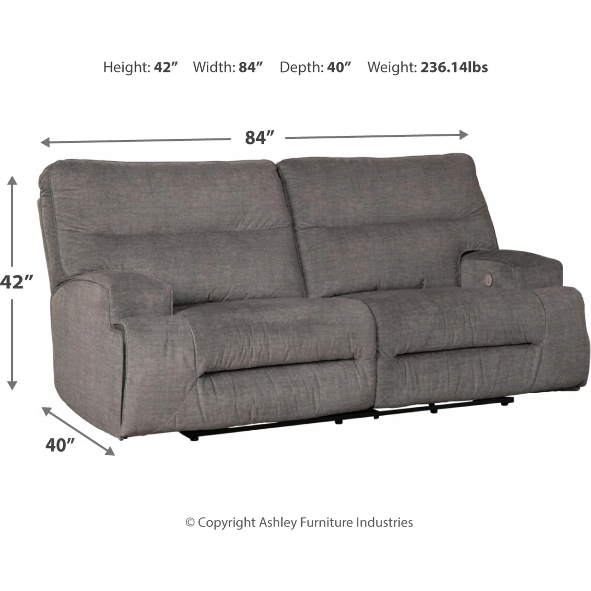 Coombs Reclining Sofa with Power - Image 3