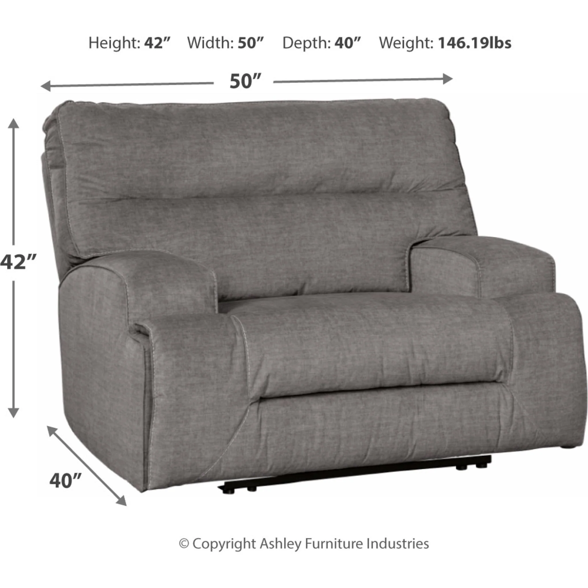 Coombs Wide Seat Recliner with Power - Image 10
