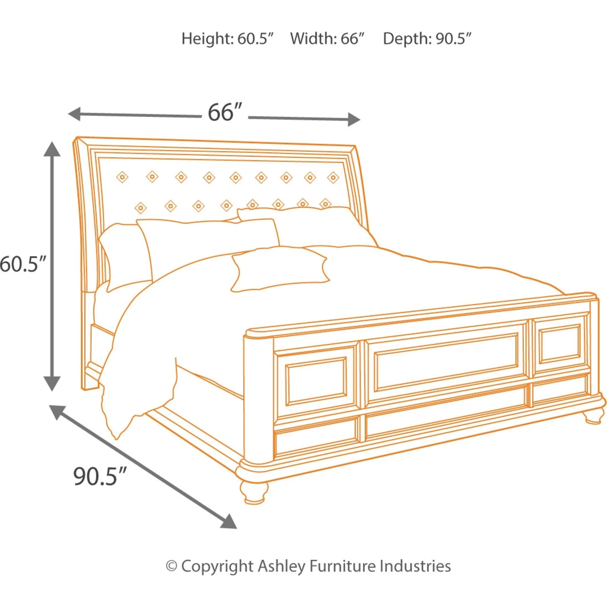 Coralayne Panel Bed - Image 25