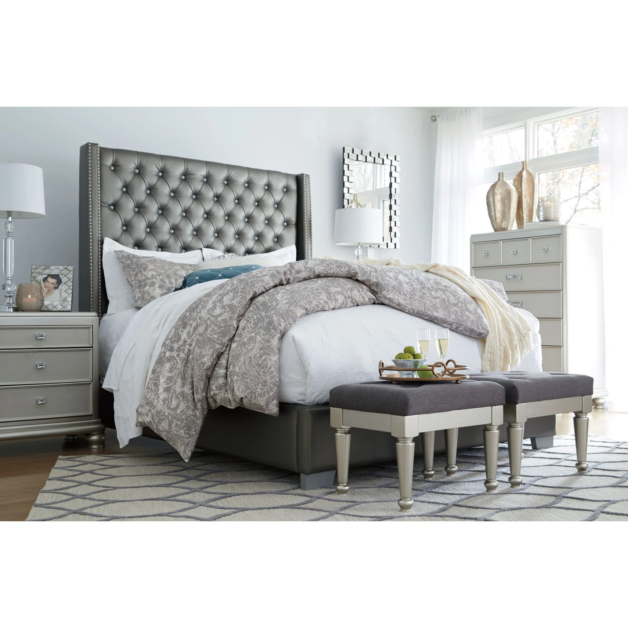 Coralayne Upholstered Bed - Image 28