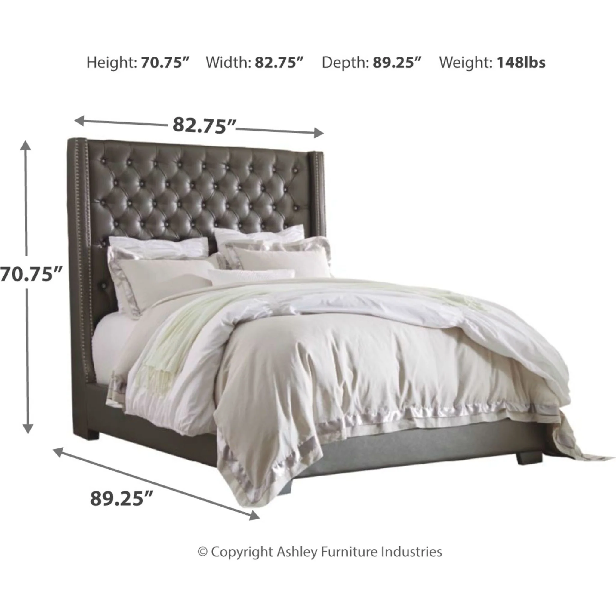Coralayne Upholstered Bed - Image 37