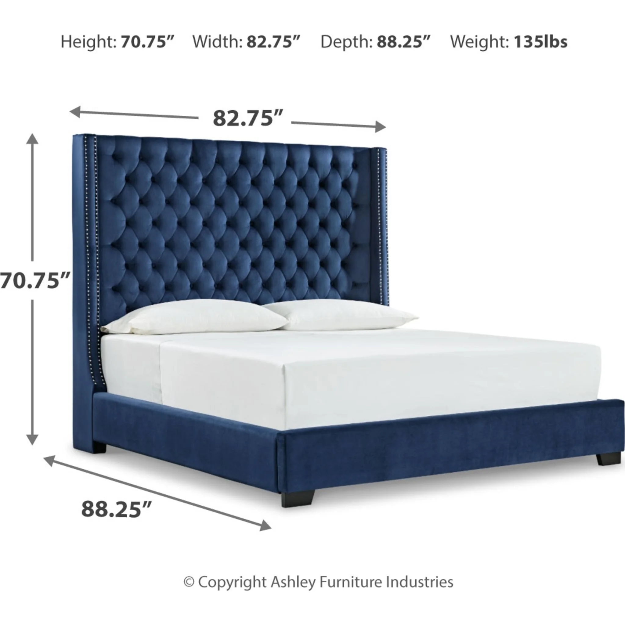 Coralayne Upholstered Bed - Image 62
