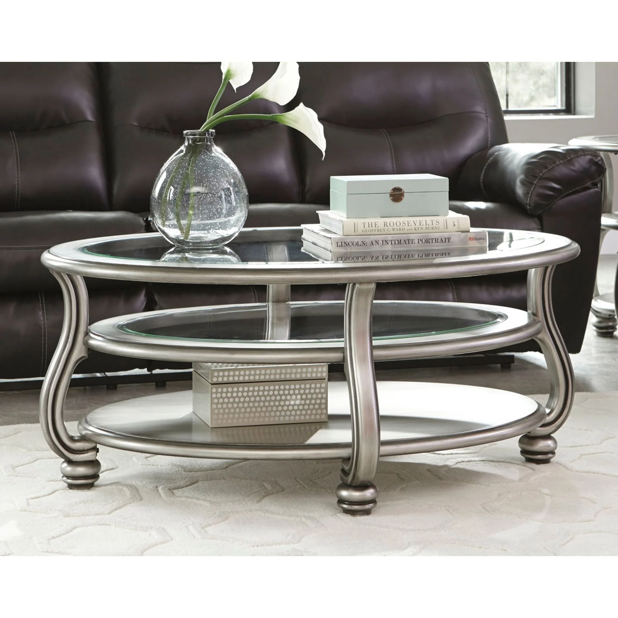 Coralayne Oval Cocktail Table - Image 2
