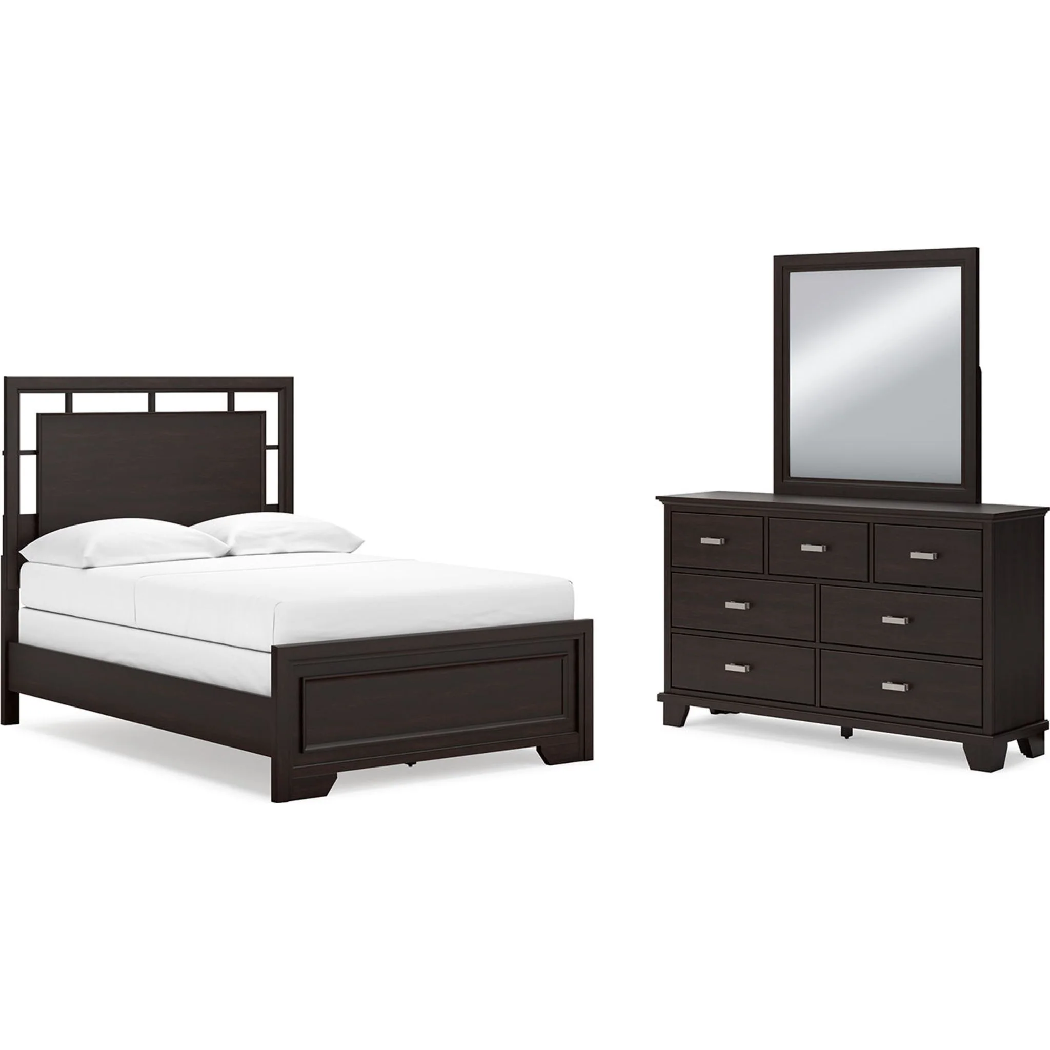 Covetown 5 Piece Full Panel Bedroom - Image 3