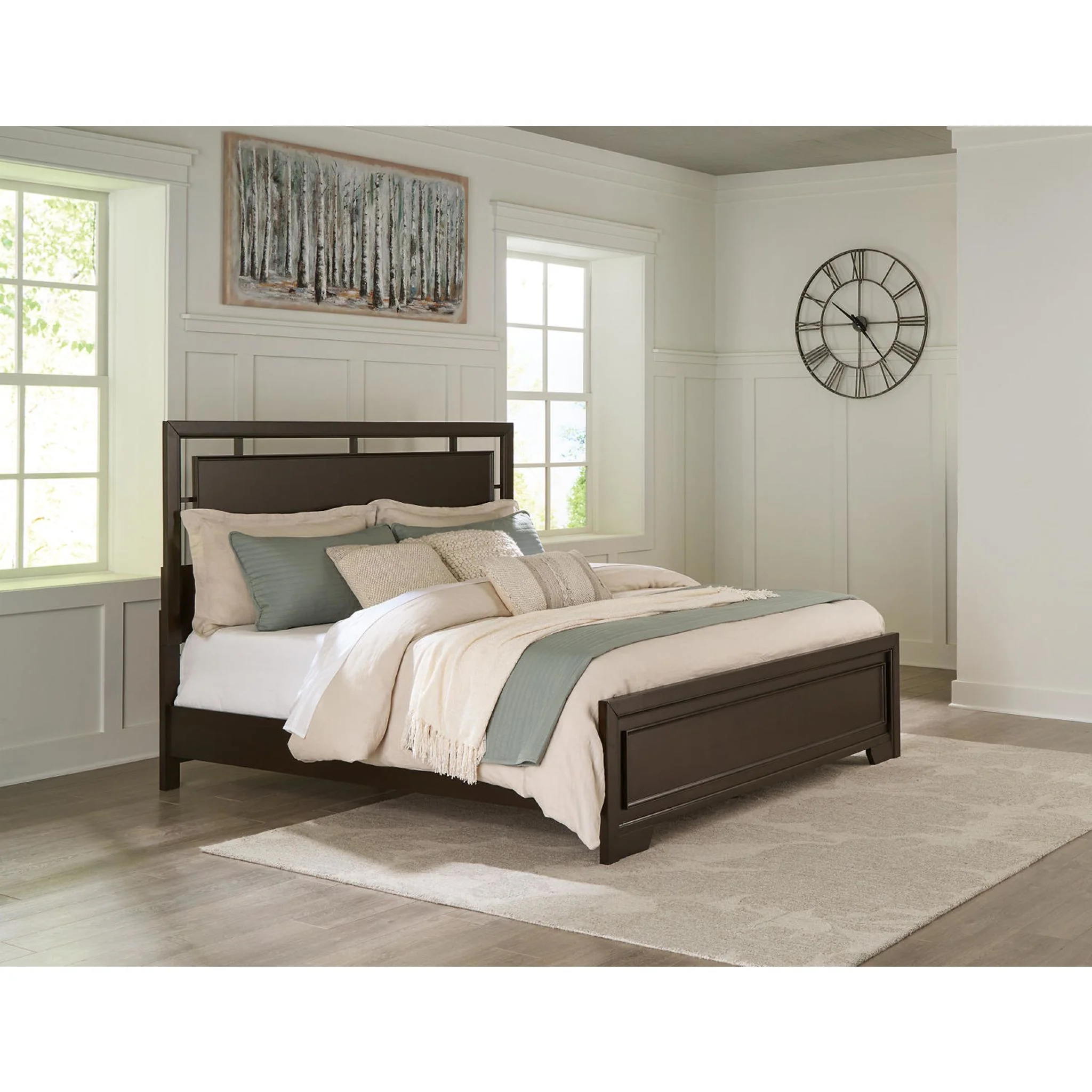 Covetown 5 Piece King Panel Bedroom - Image 13