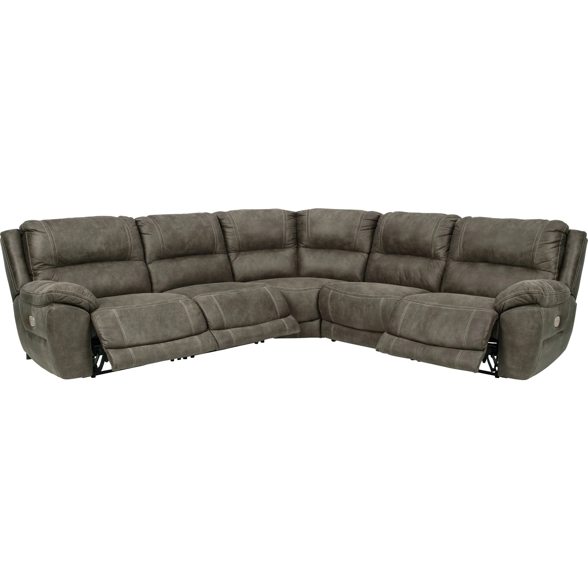 Cranedall 5 Piece Power Reclining Sectional - Image 3