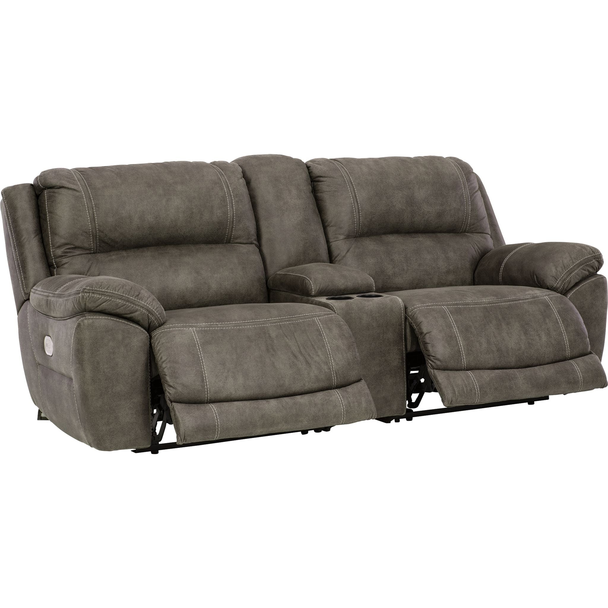 Cranedall 3 Piece Power Reclining Loveseat Console - Image 3