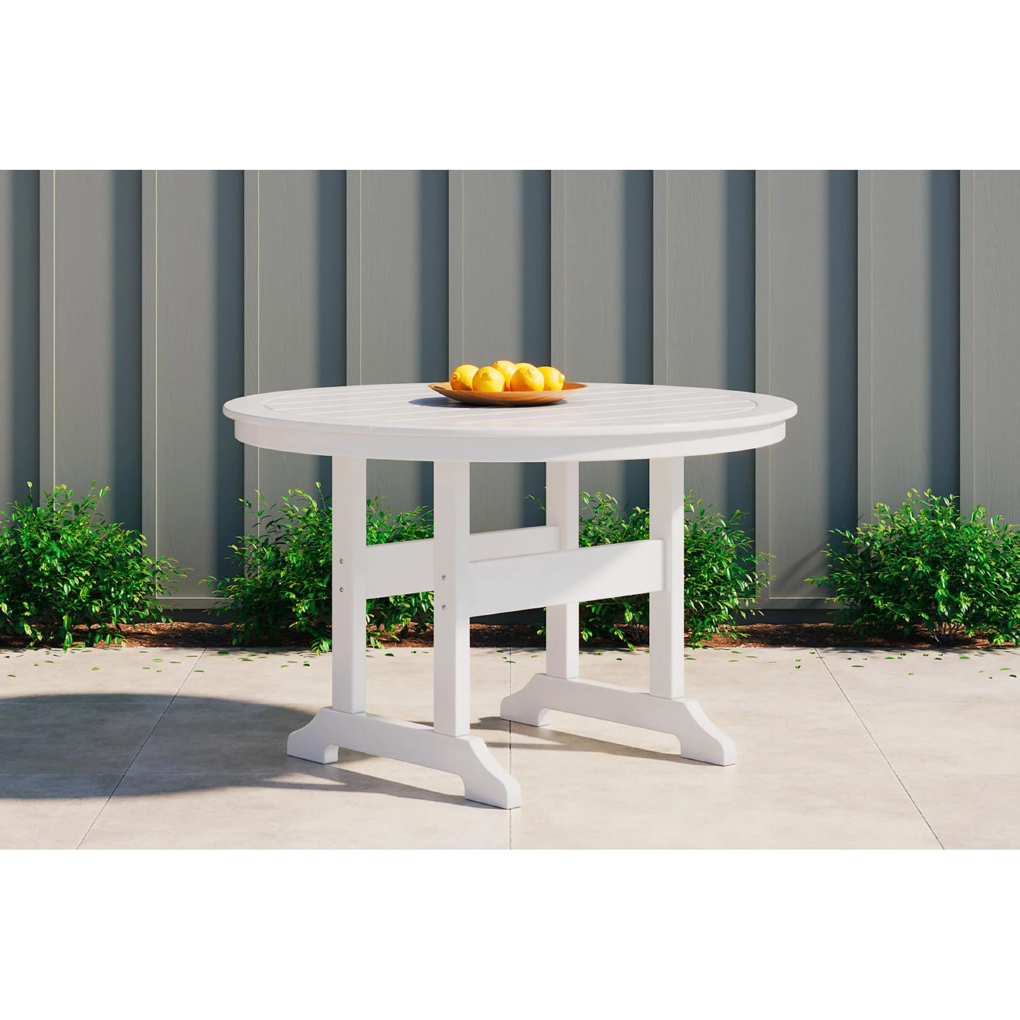 Crescent Luxe Outdoor Round Dining Table - Image 2