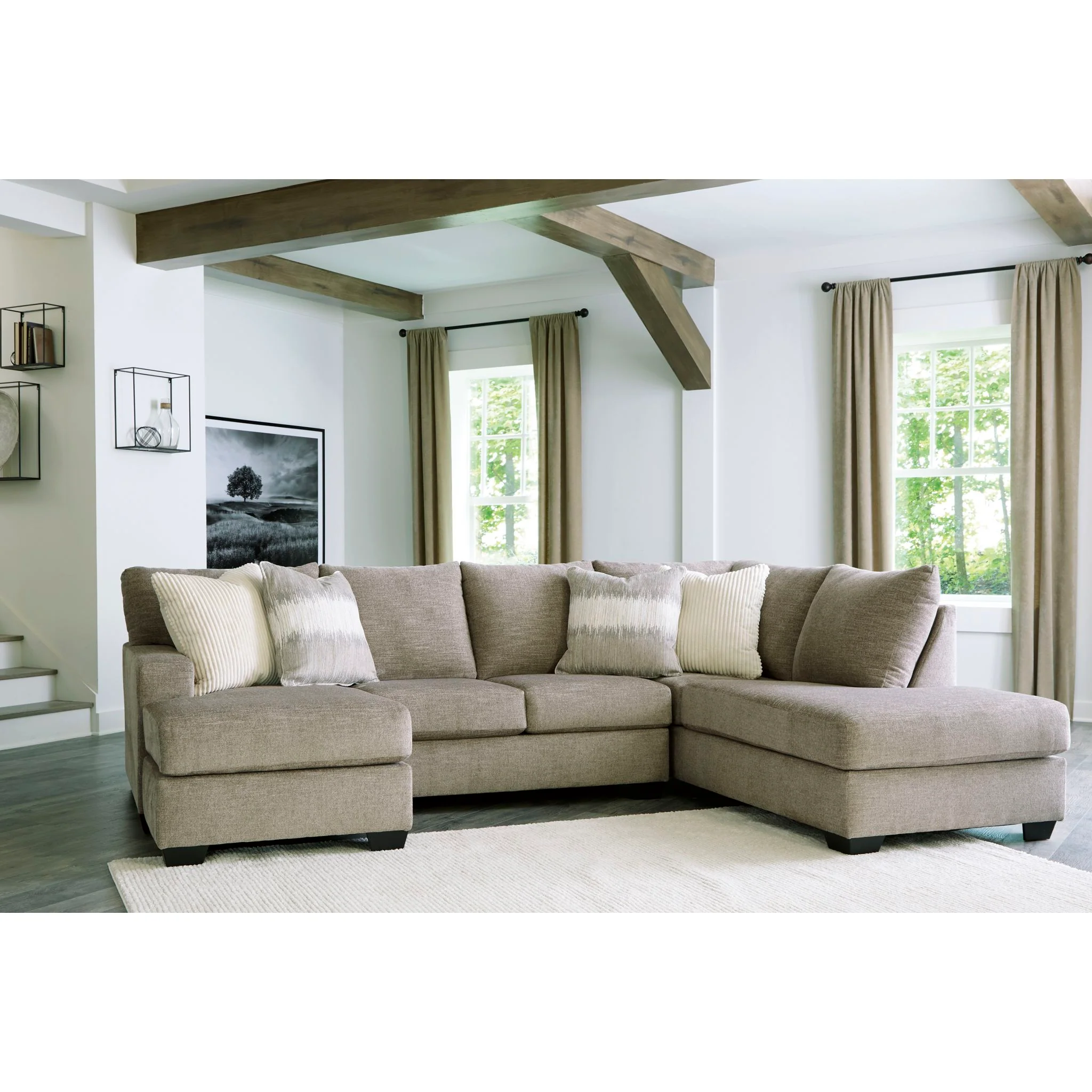 Creswell 2 Piece Sectional with Chaise - Image 2